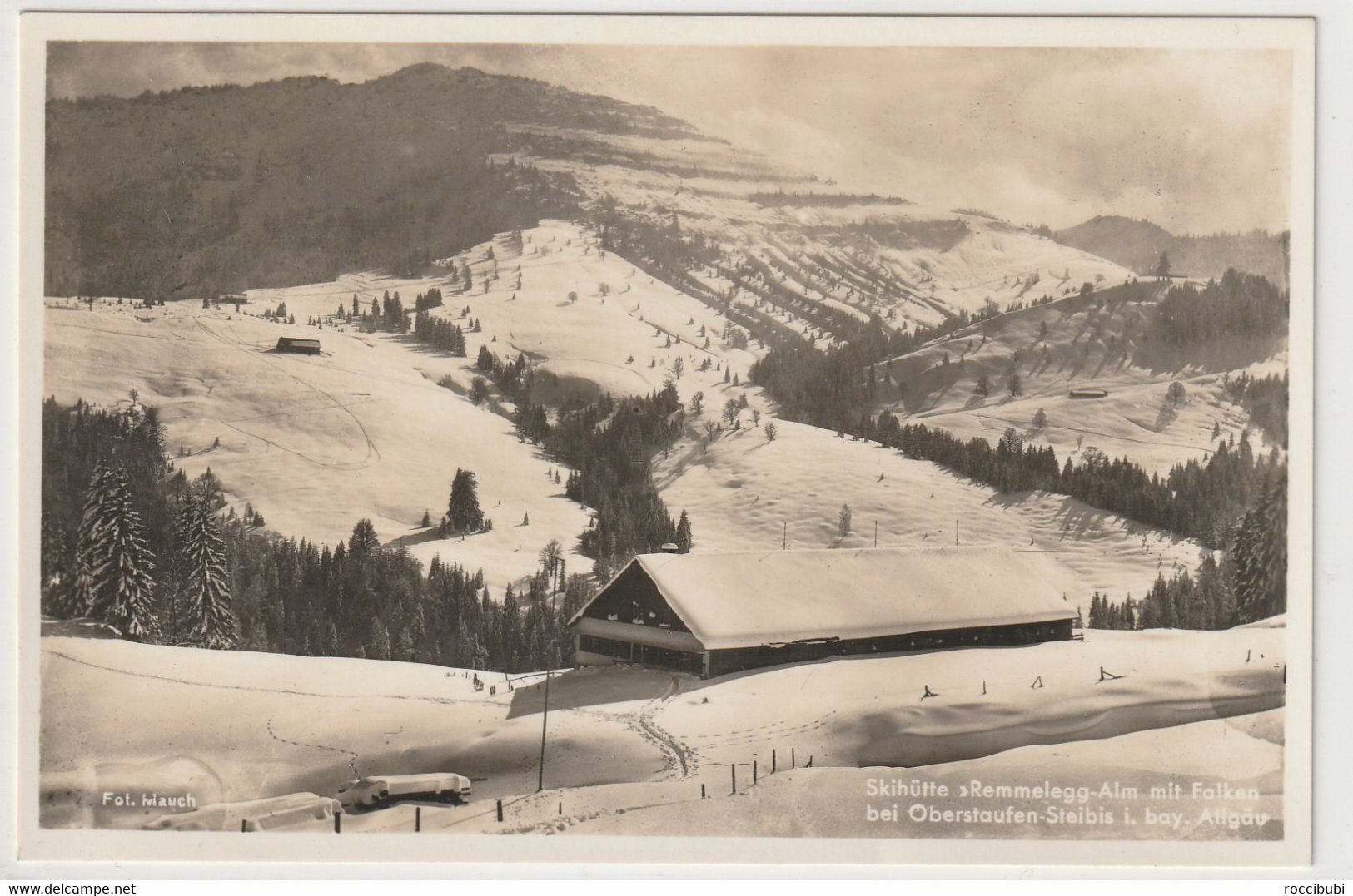 Oberstaufen, Skihütte "Remmelegg-Alm" Mit Falken, Bayern - Oberstaufen