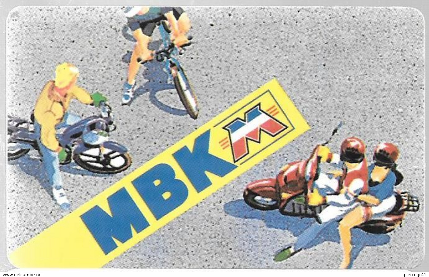 CARTE -GARANTIE-1995-MOTOS MBK-BOOSTER RD BLEU-Plastic Epais-TBE - Otros & Sin Clasificación