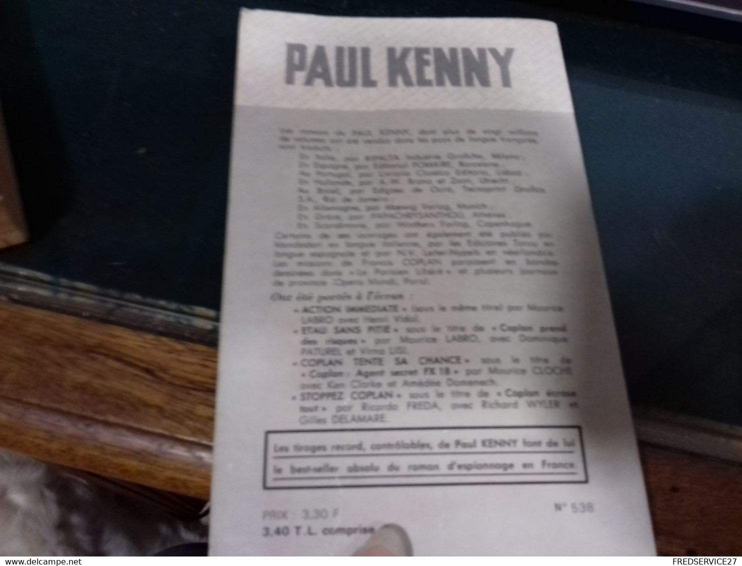 43 ///  COPLAN COUPE LES PONTS   PAUL KENNY - Zonder Classificatie