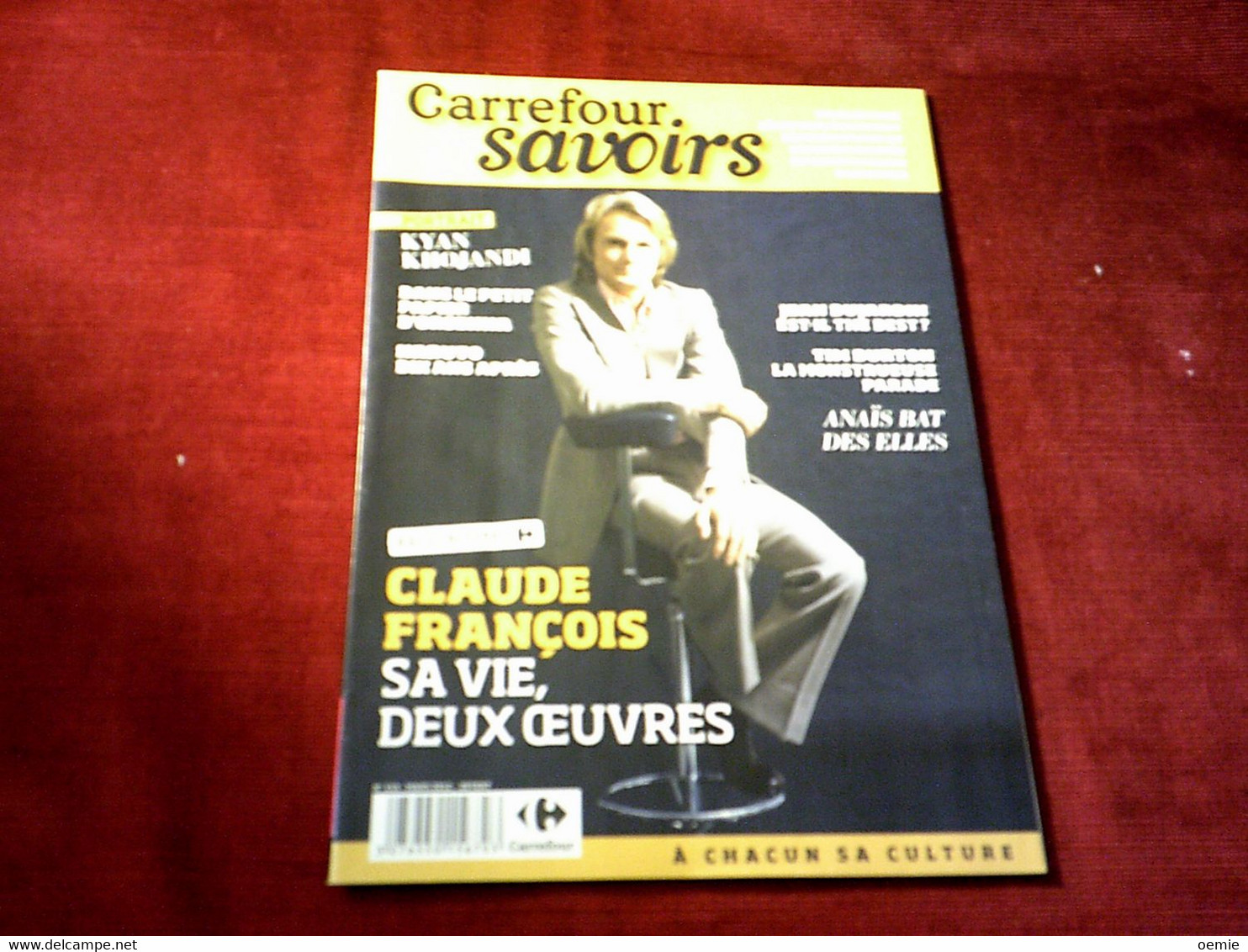 CLAUDE FRANCOIS    COUVERTURE DE  CARREFOUR SAVOIR  MARS 2012 - Musique