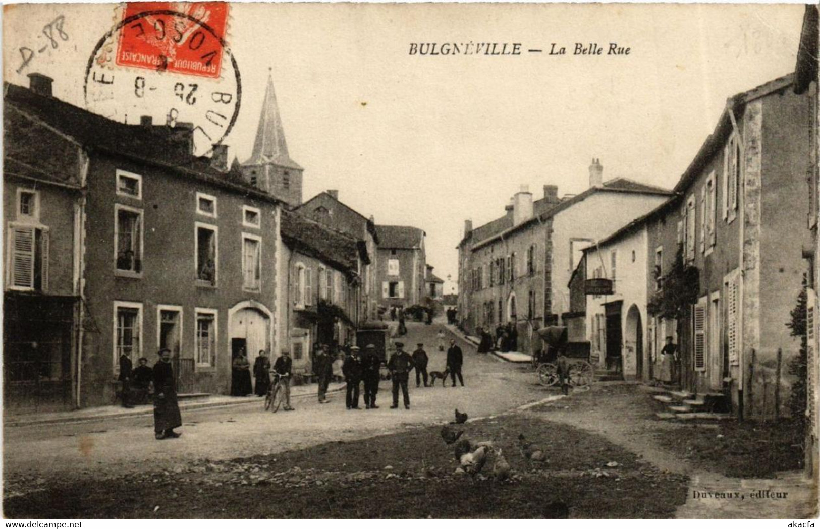 CPA BULGNÉVILLE La Belle Rue. (398515) - Bulgneville