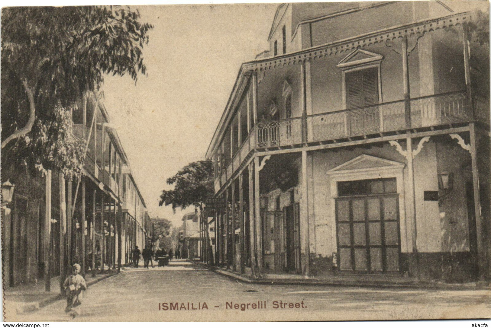 PC EGYPT, ISMAILIA, NEGRELLI STREET, Vintage Postcard (b36780) - Ismaïlia