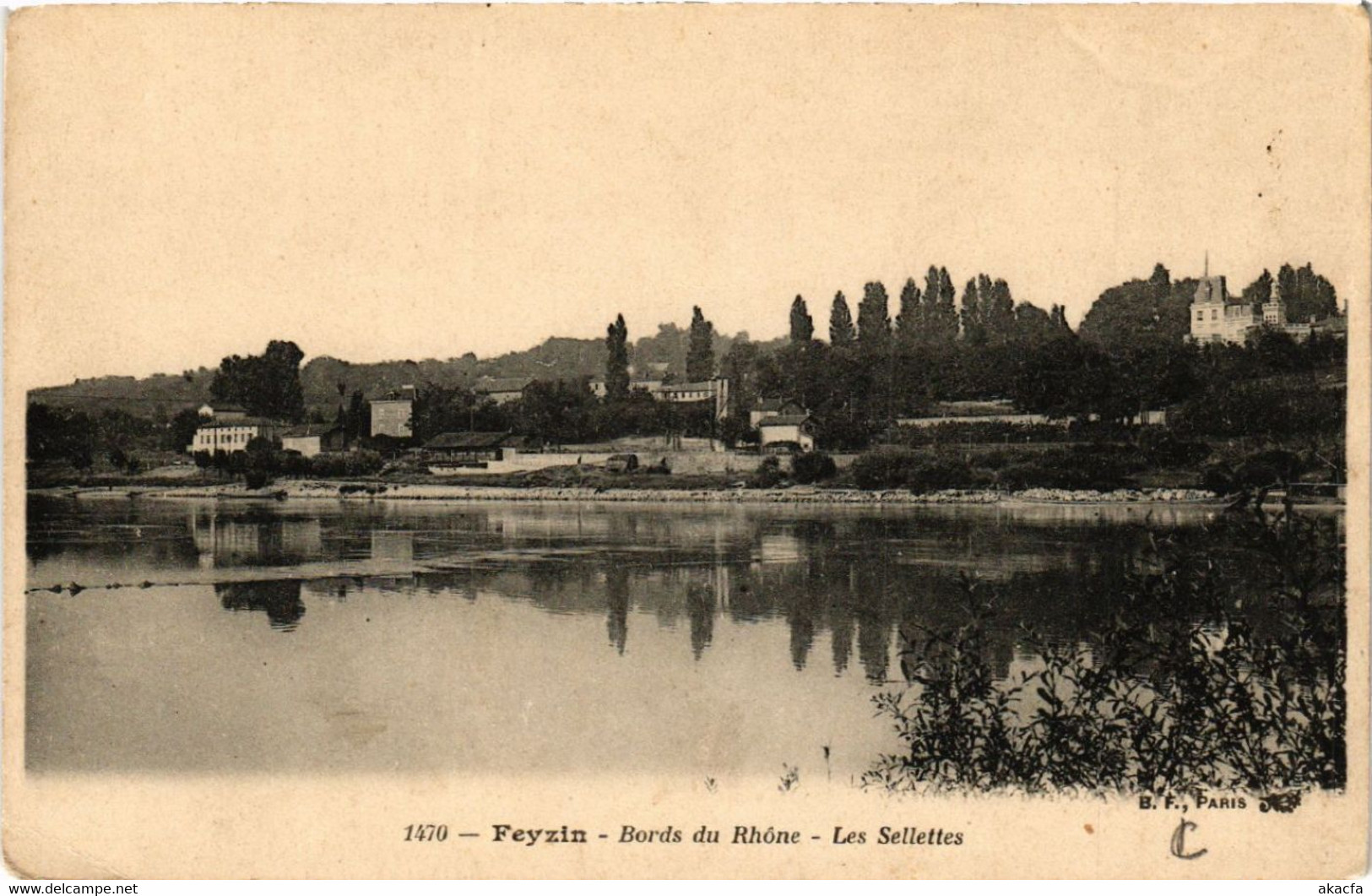 CPA FEYZIN Bords Du Rhone Les Sellettes (462614) - Feyzin
