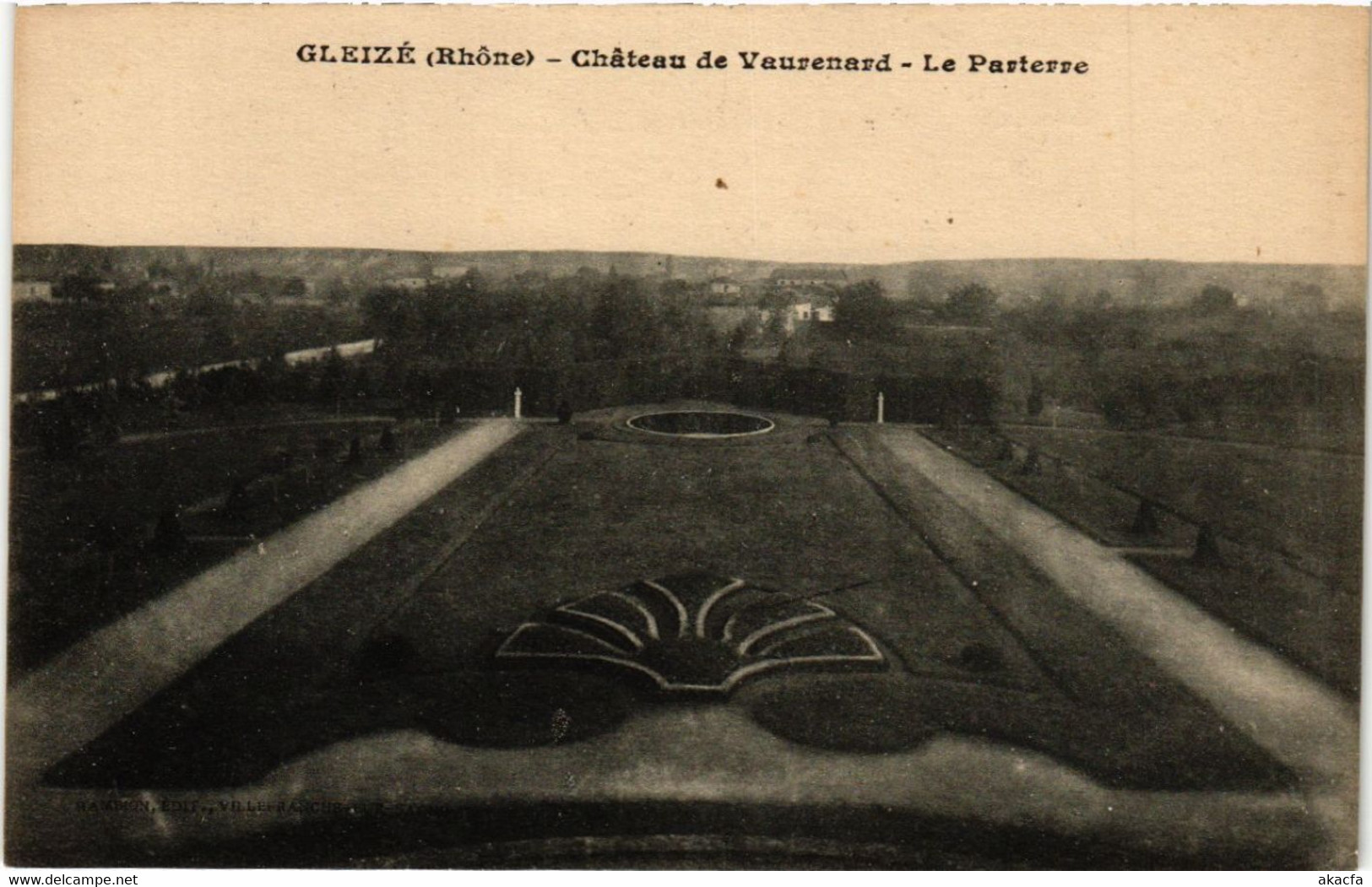 CPA GLEIZE Chateau De VAURENARD Le Parterre (462383) - Gleize