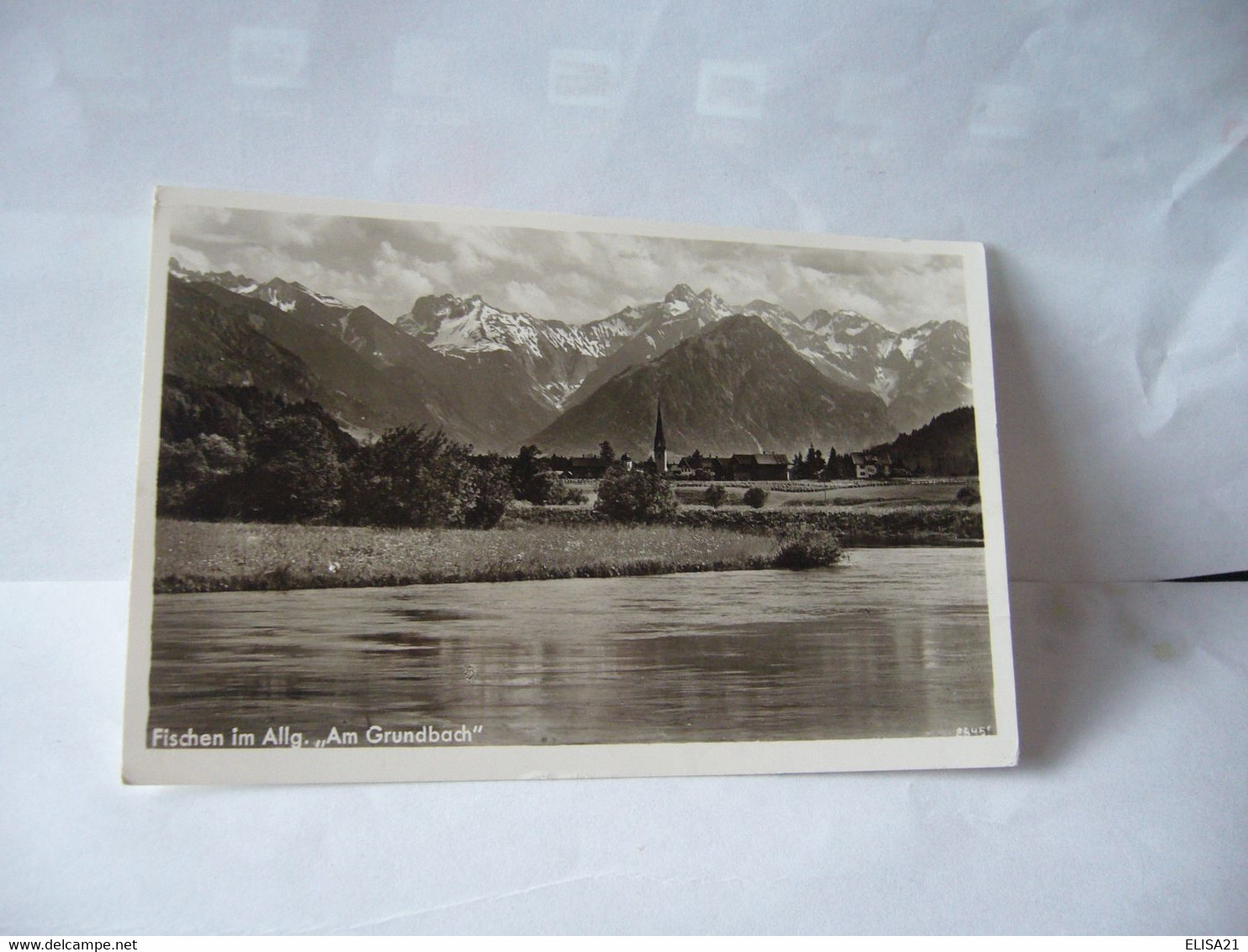 FISCHEN IM ALLGAU AM GRUNDBACH ALLEMAGNE BAVIERE CPSM FORMAT CPA 1957 - Fischen