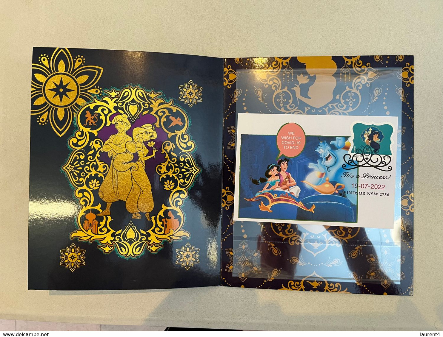 (folder 20-11-2022) Movie - Disney Alladin - 30th Anniversary (+ 1 Cover) - Presentation Packs