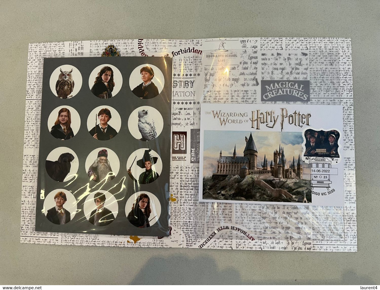 (folder 20-11-2022) Movie - Harry Potter (+ 1 Cove & 12 Stickers) - Presentation Packs