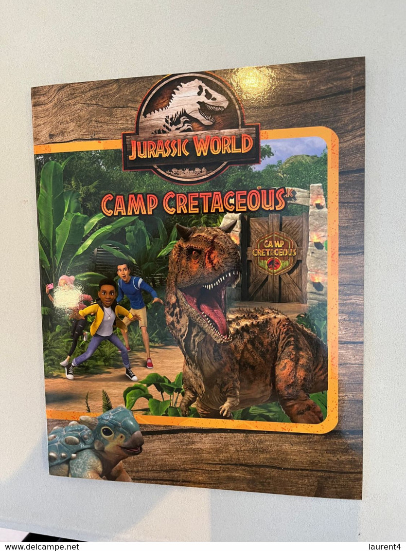 (folder 20-11-2022) Jurassic World - Camp Cretaceous (+ 1 Cover) DINOSORS / Dinosaure - Presentation Packs
