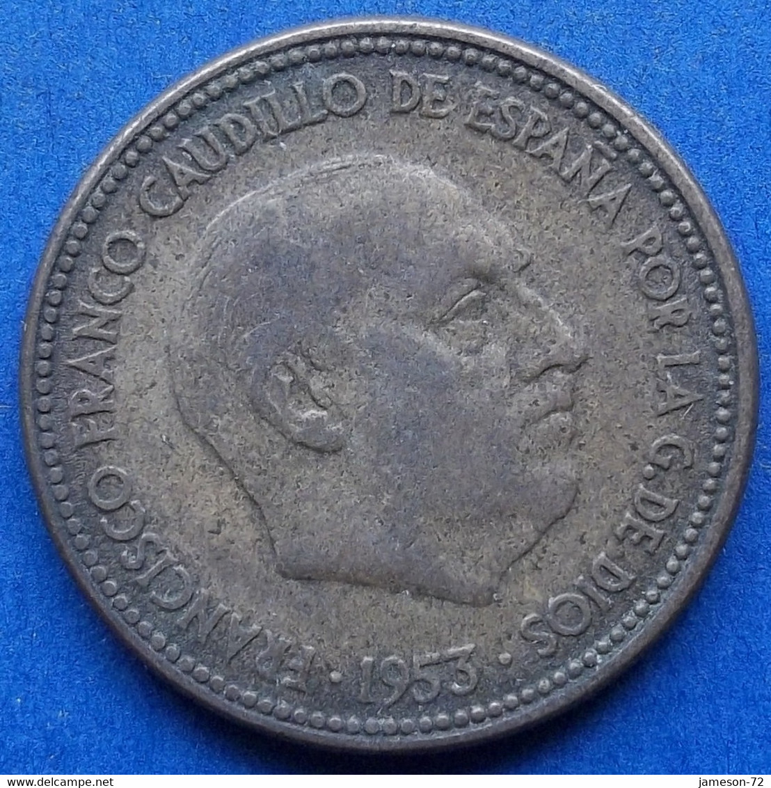 SPAIN - 2.50 Pesetas 1953 *54 KM# 785 Francisco Franco (1936-1975) - Edelweiss Coins - Sonstige & Ohne Zuordnung