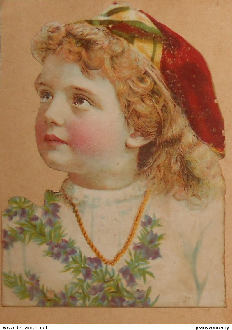 Découpis. Portrait De Petite Fille. Fin XIXe. - Enfants
