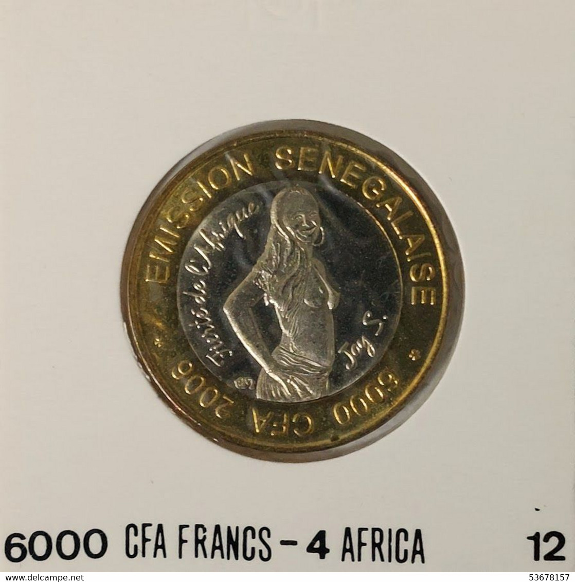 Senegal - 4 Africa-6000 Francs 2006, X# 12 (Fantasy Coin) (#1430) - Senegal