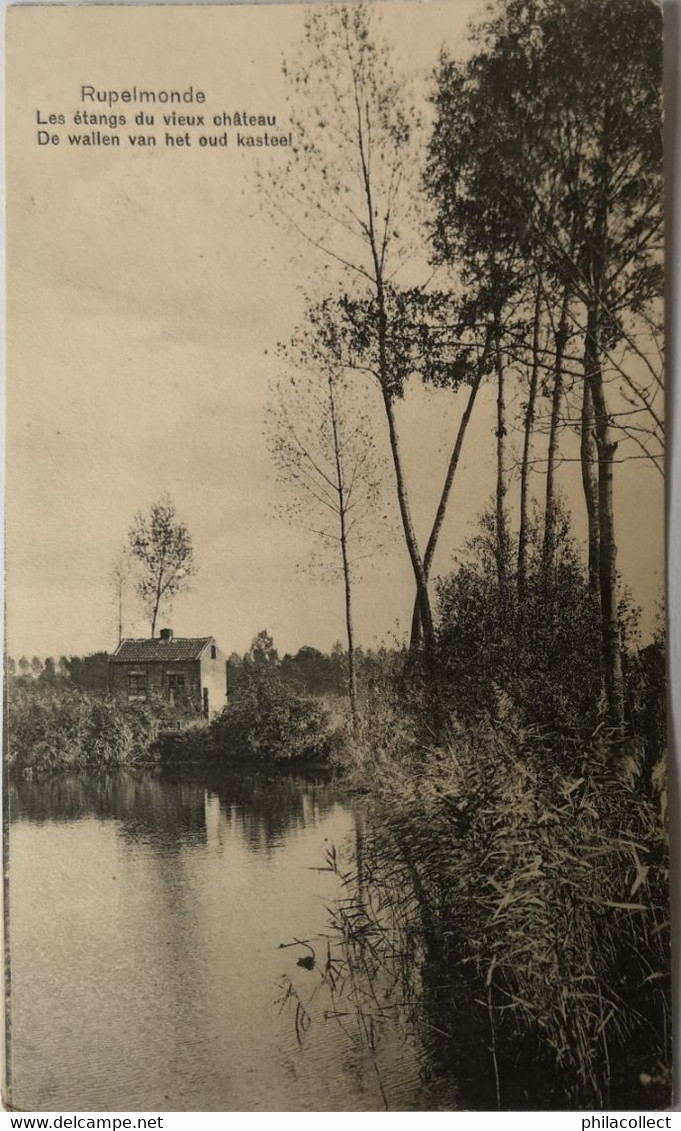 Rupelmonde (Kruibeke) Les Etangs Du Vieux Chateau 1912 - Autres & Non Classés