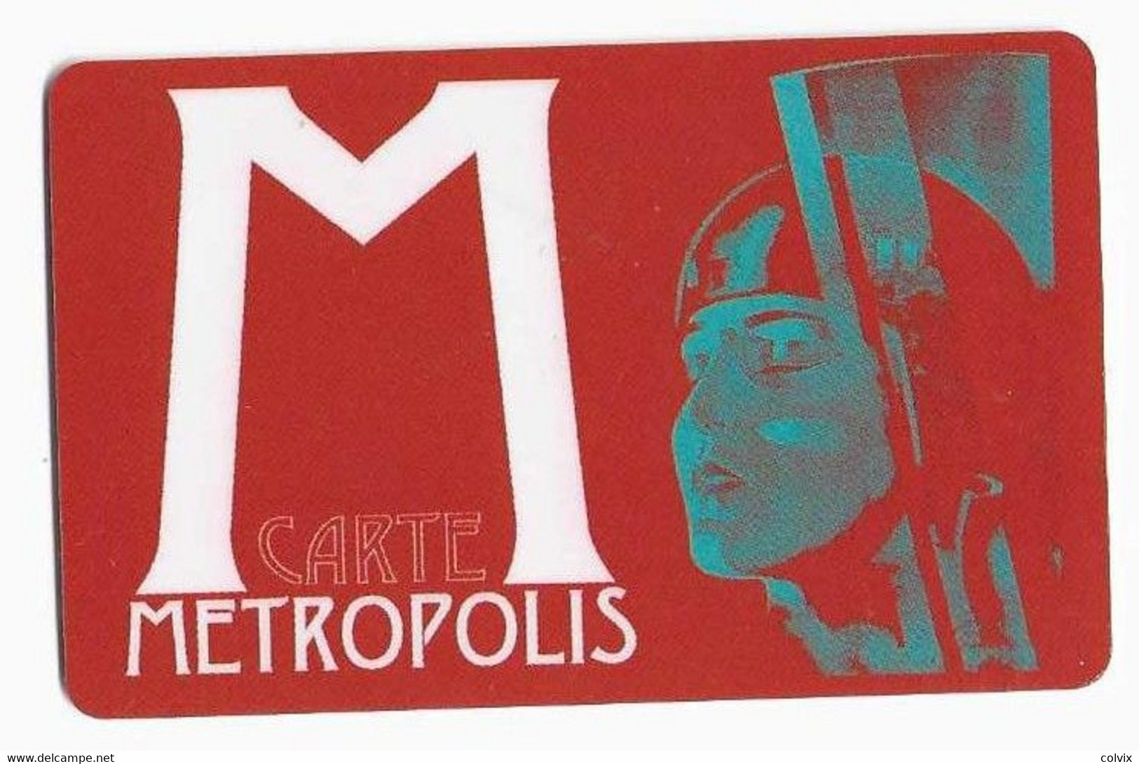 FRANCE CARTE CINEMA  METROPOLIS - Kinokarten