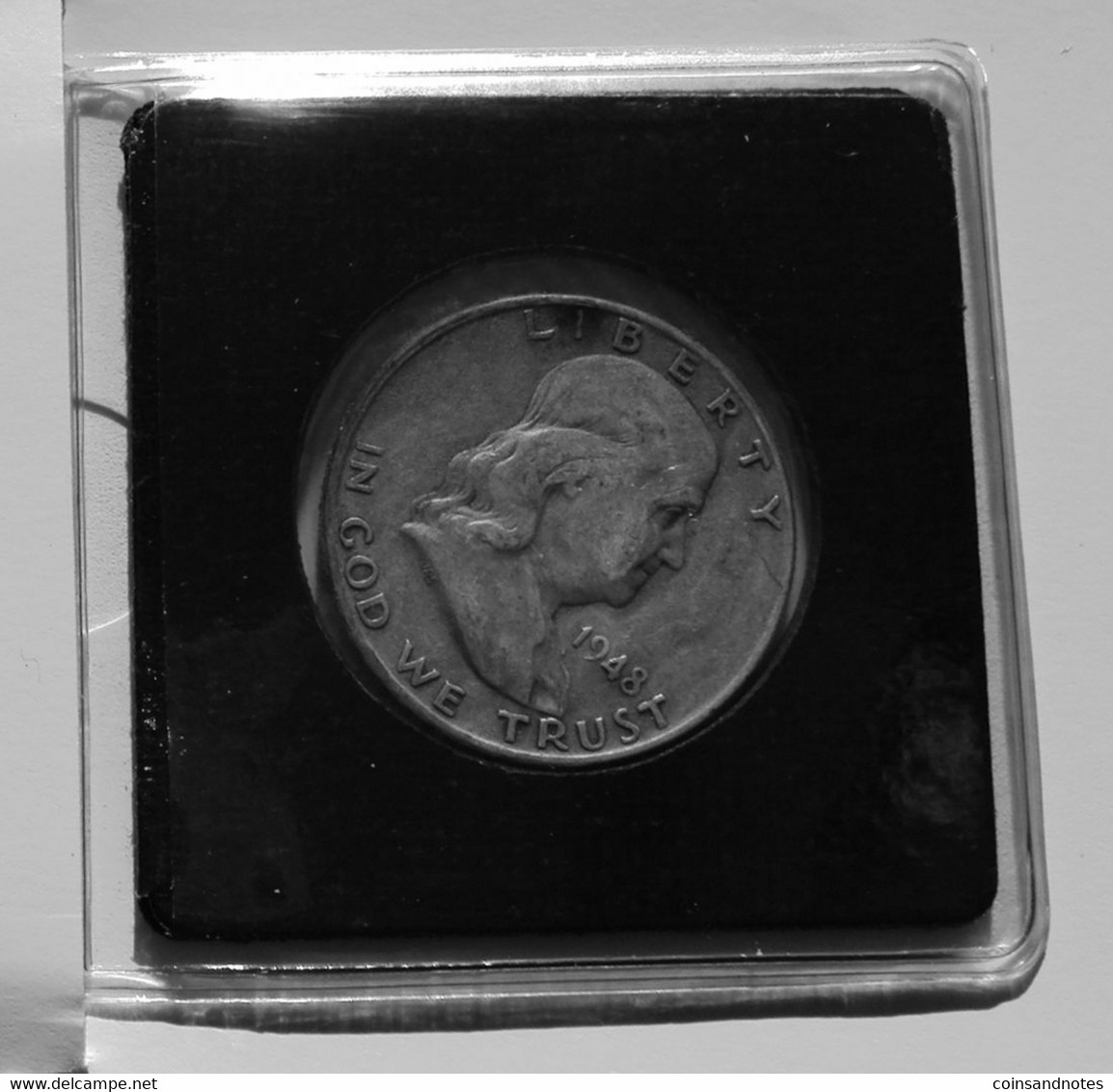 USA 1948 - ½ Silver Dollar Franklin/Liberty Bell - COA - 1948-1963: Franklin