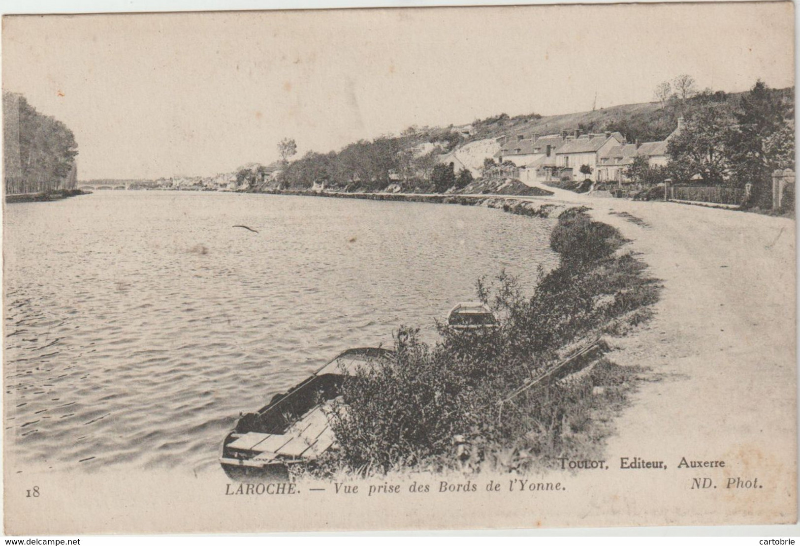 Dépt 89 - LAROCHE - Vue Prise Des Bords De L'Yonne - Laroche Saint Cydroine