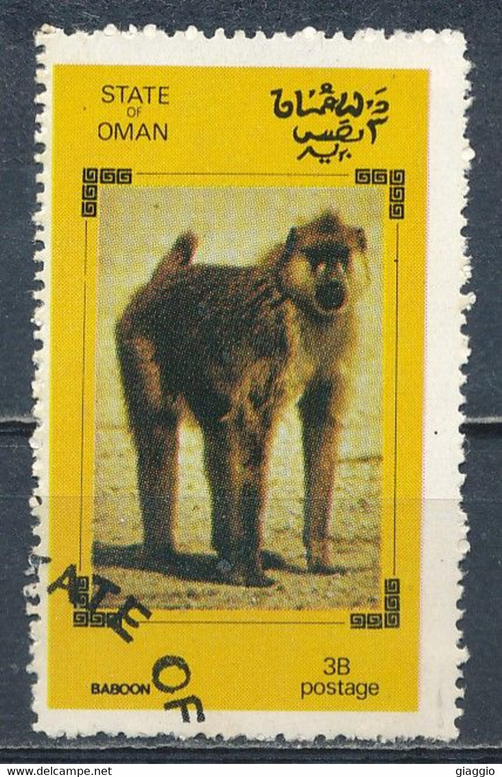 °°° STATE OF OMAN - BABOON - 1973 °°° - Gorilles