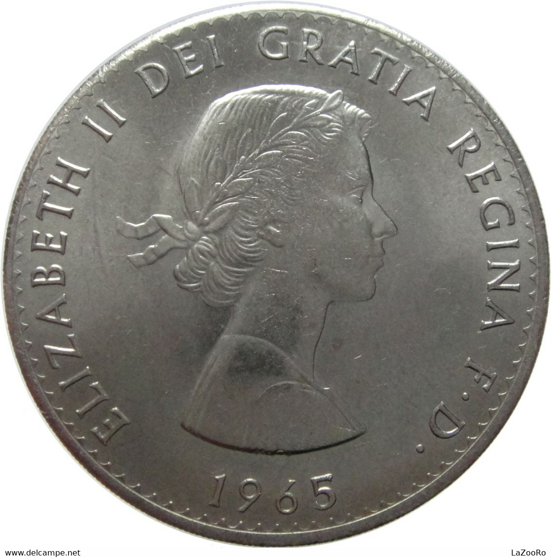 LaZooRo: Great Britain Crown 1965 XF / UNC - Churchill - L. 1 Crown