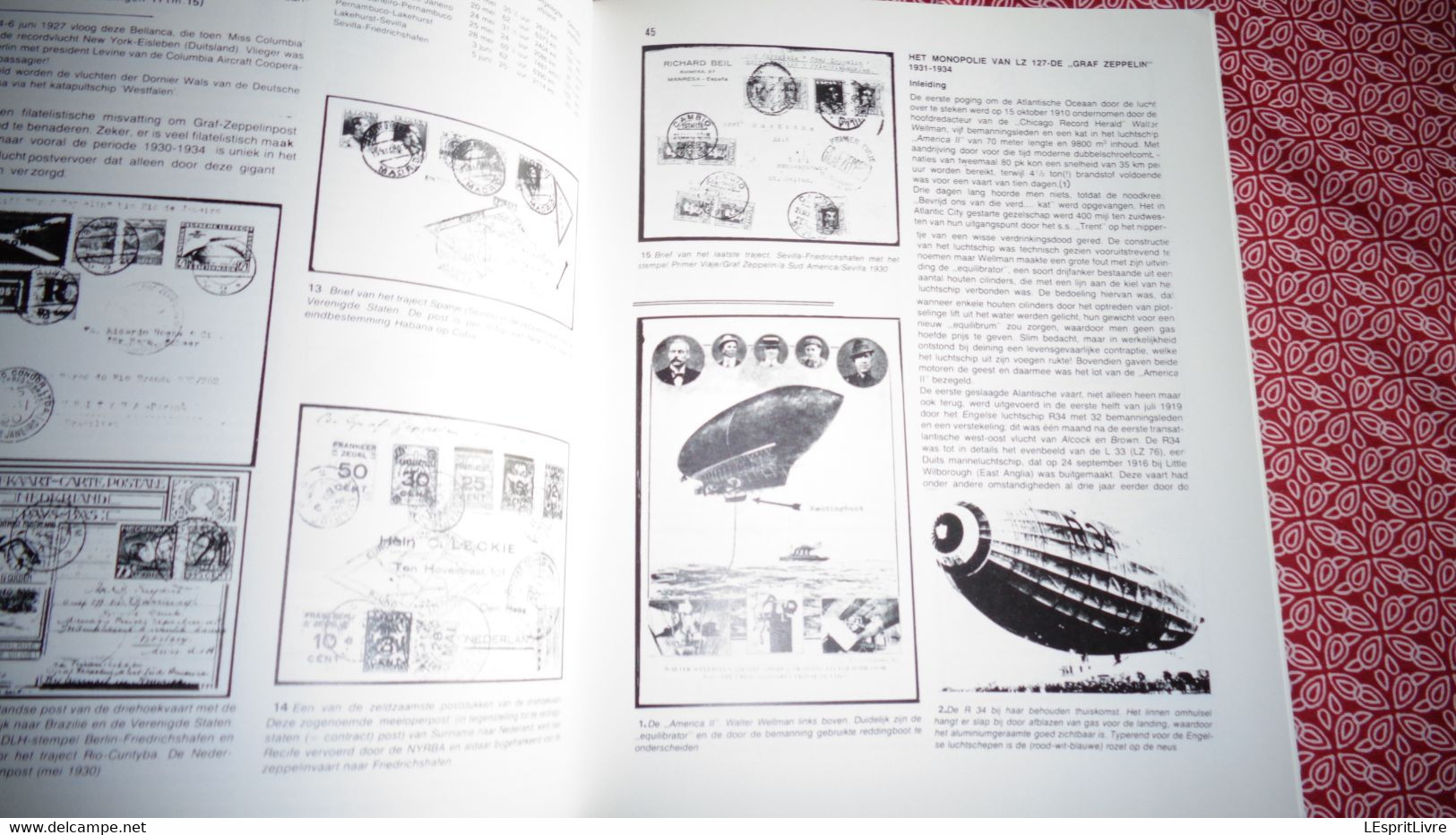 DE ONTWIKKELING VAN DE TRANS ATLANTISCHE Marcophilie Philatélie Aéropostale Avion Zeppelin Trans Atlantique Luchtpost