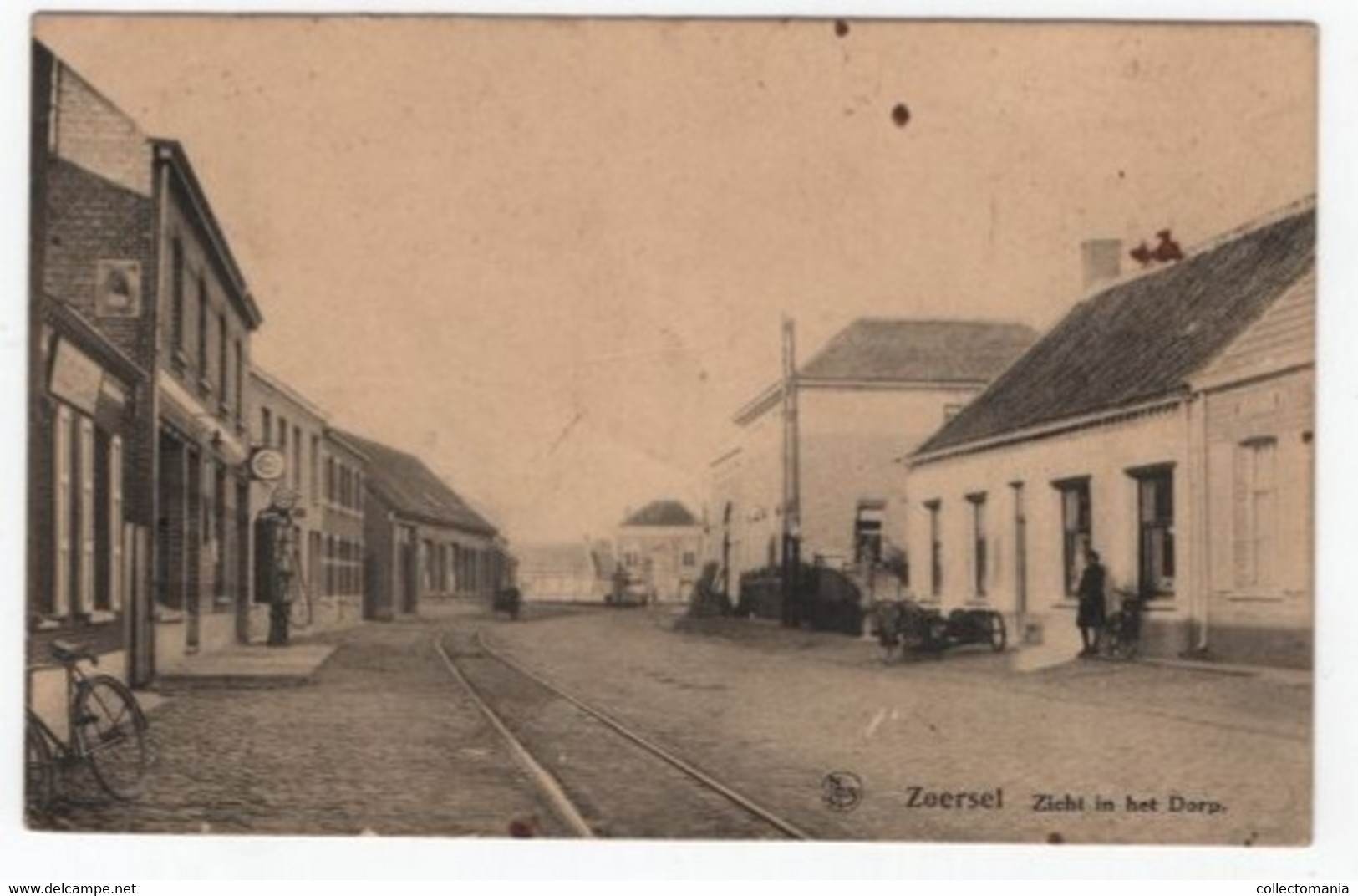 1 Oude Postkaart Zoersel  Zicht In Het Dorp  1943 - Zoersel