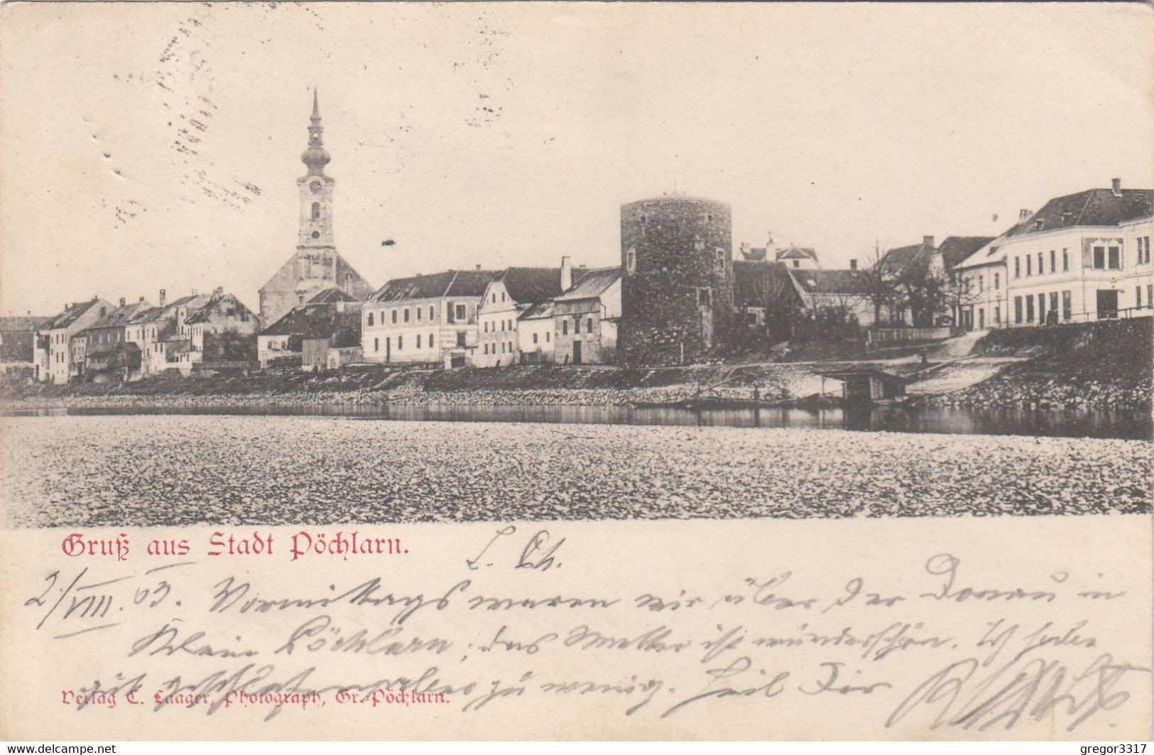 C213) GRUSS Aus STADT PÖCHLARN - Tolle AK   1903 !! - Pöchlarn