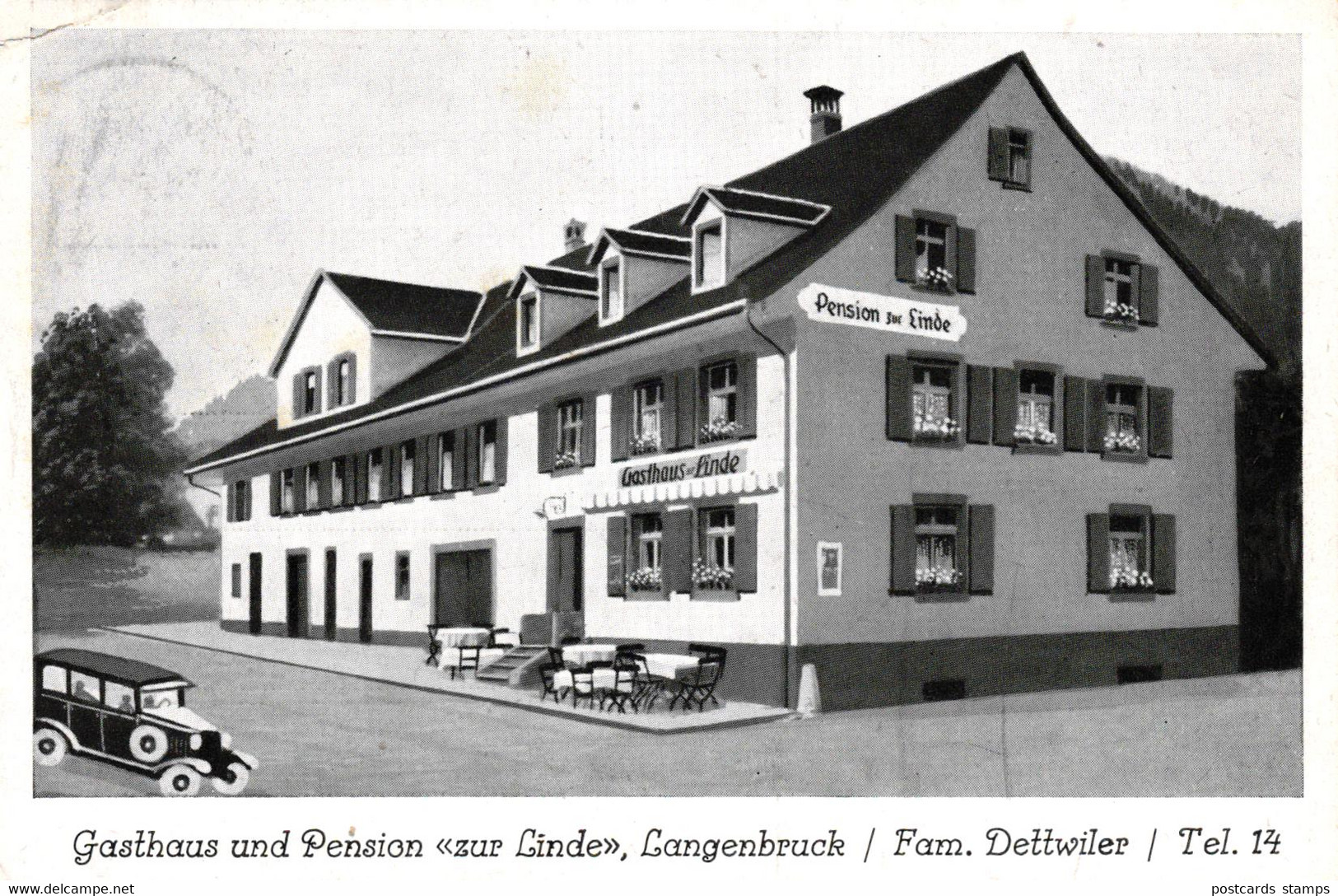 Langenbruck, Gasthaus U. Pension "Zur Linde", Fam. Dettwiler - Langenbruck