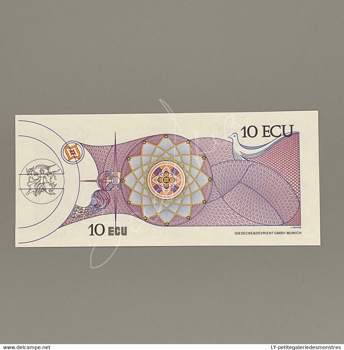 #BLT19 - Billet 10 ECU Espagne Spain Exposition Séville 1992 - 5 DM