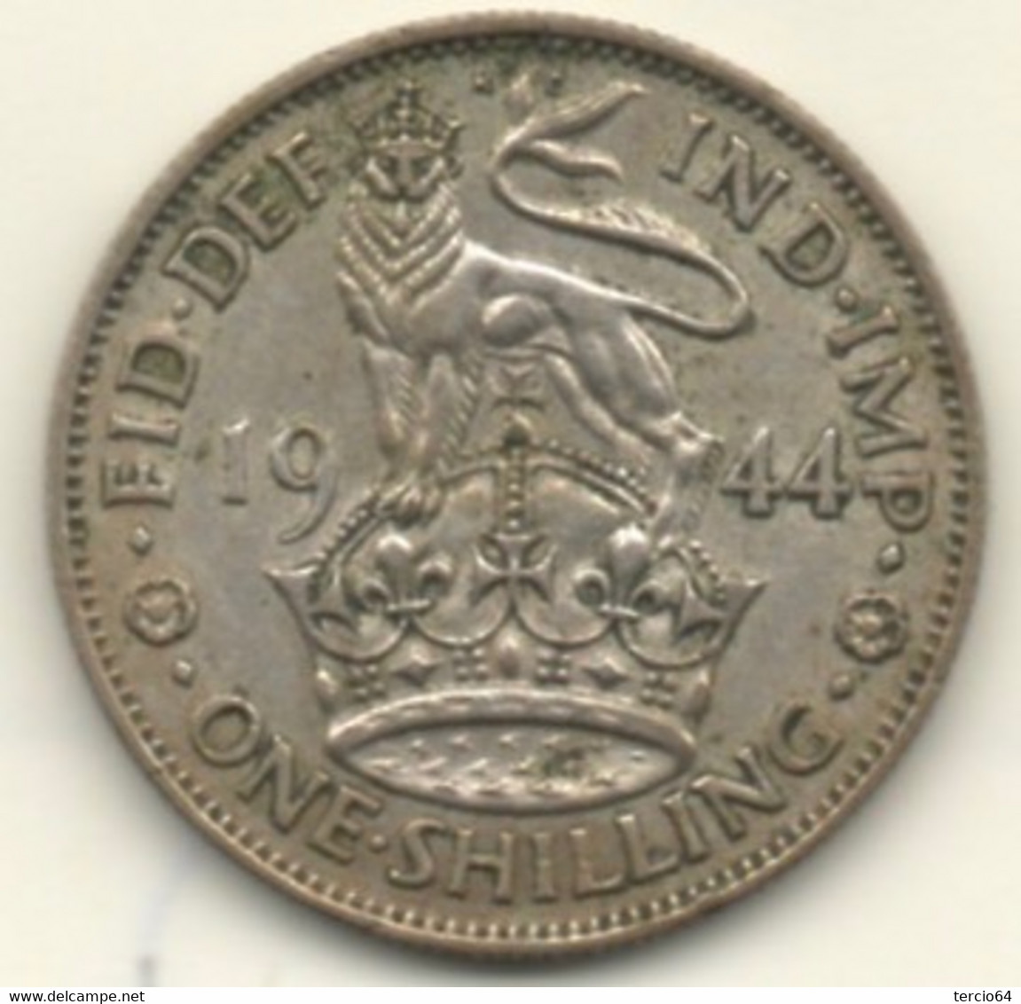 GREAT BRITAIN, UK, 2 Monnaies, Two Coins Grande-Bretagne, George VI, 1 Shilling, 1944 Et 1951 - I. 1 Shilling