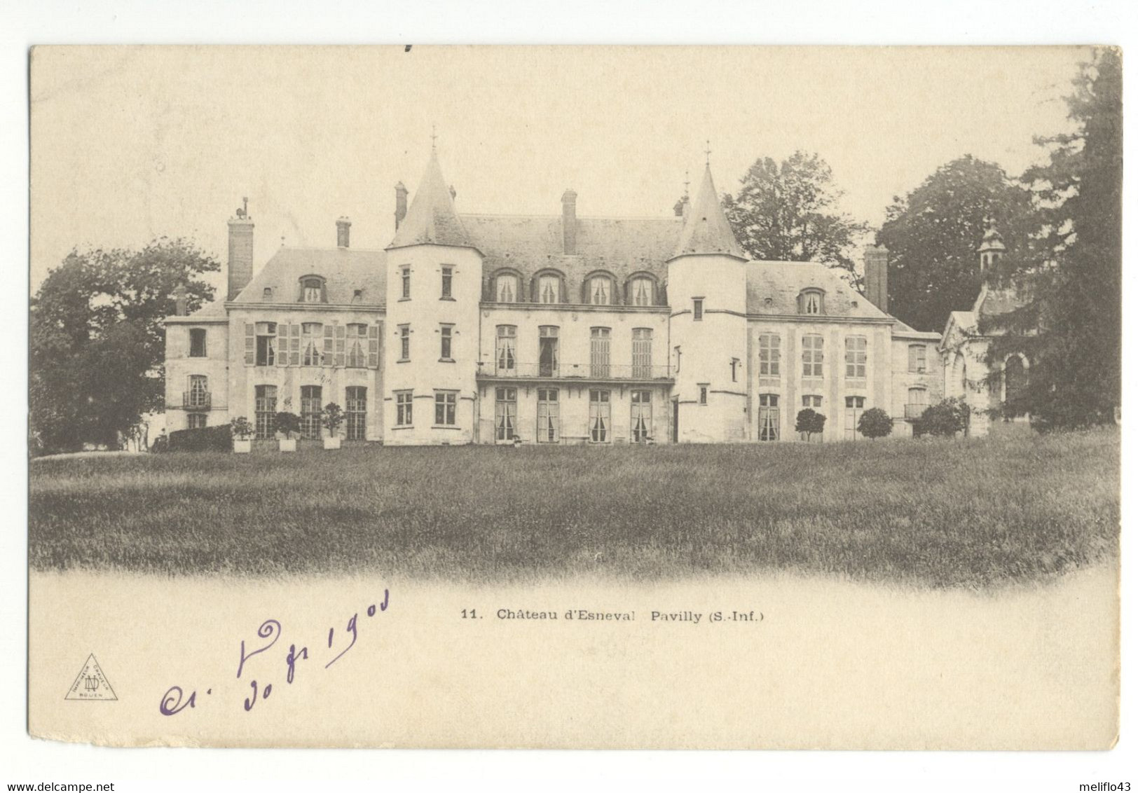 76/CPA 1900 - Pavilly - Chateau D'Esneval - Pavilly