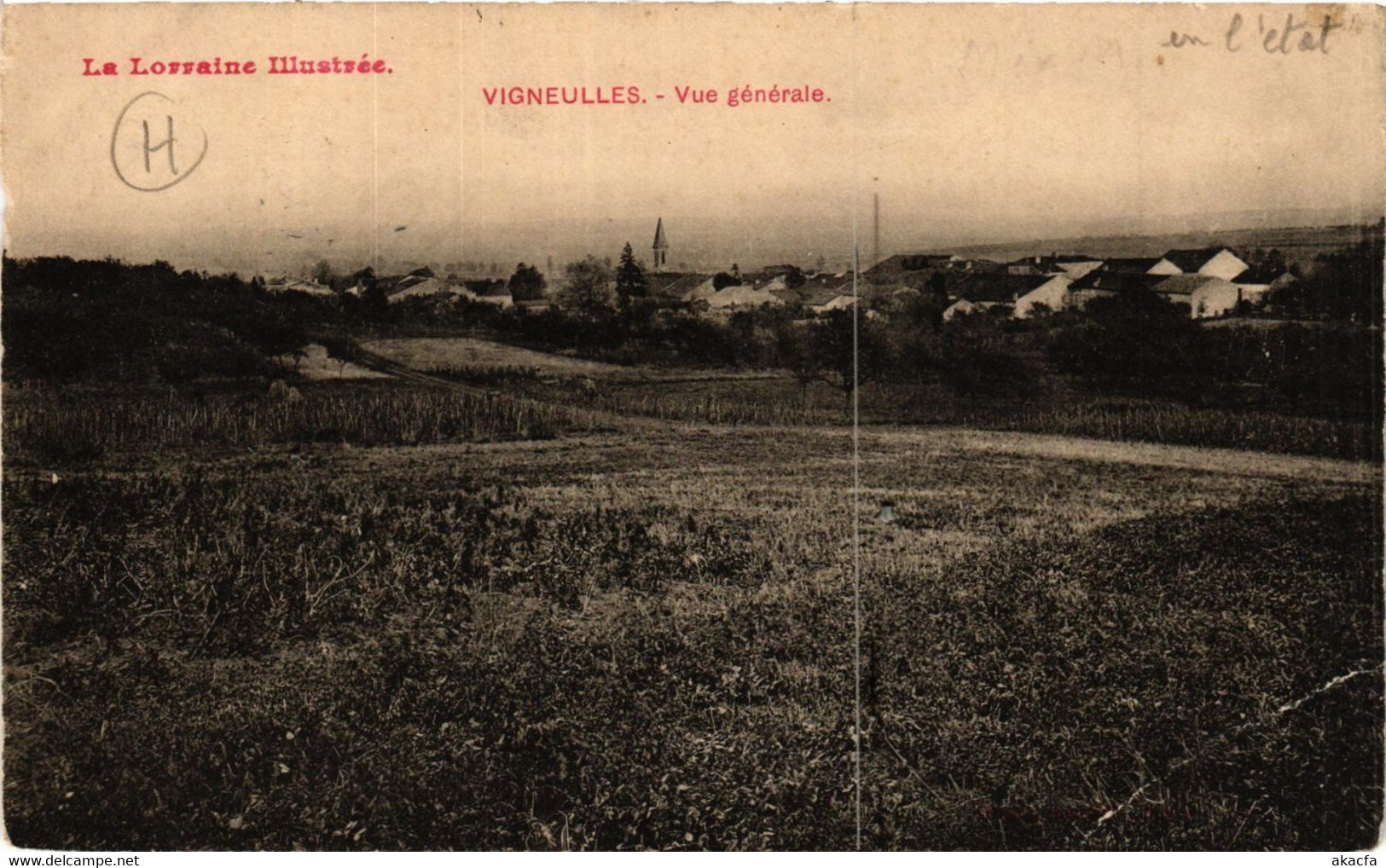 CPA La Lorraine Illustrée - VIGNEULLES - Vue Générale (432343) - Vigneulles Les Hattonchatel