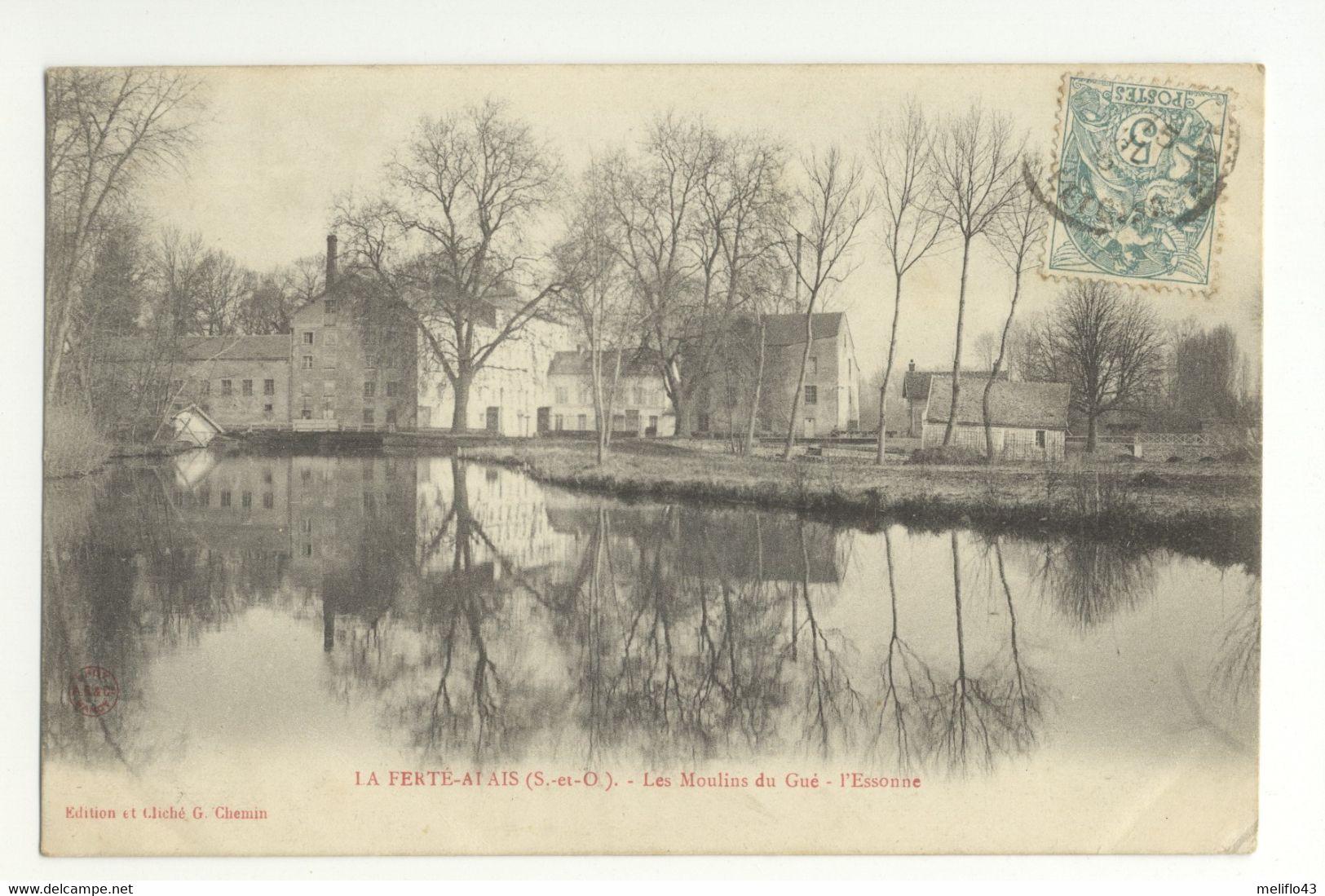 91/CPA - La Fertè Alais - Les Moulins Du Guè - L'Essonne - La Ferte Alais