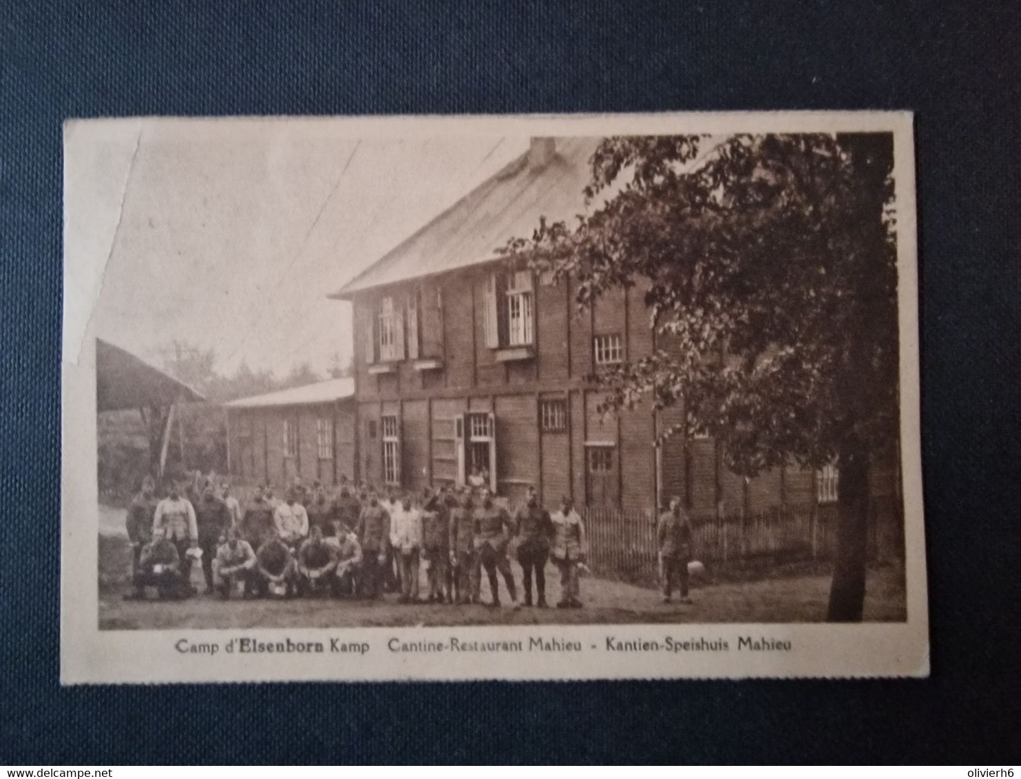 CP BELGIQUE (V2220) Camp D'ELSENBORN Kamp ( 2 Vues) Cantine Restaurant Mahieu - Kantien Speishuis Mahieu 1931 - Bütgenbach