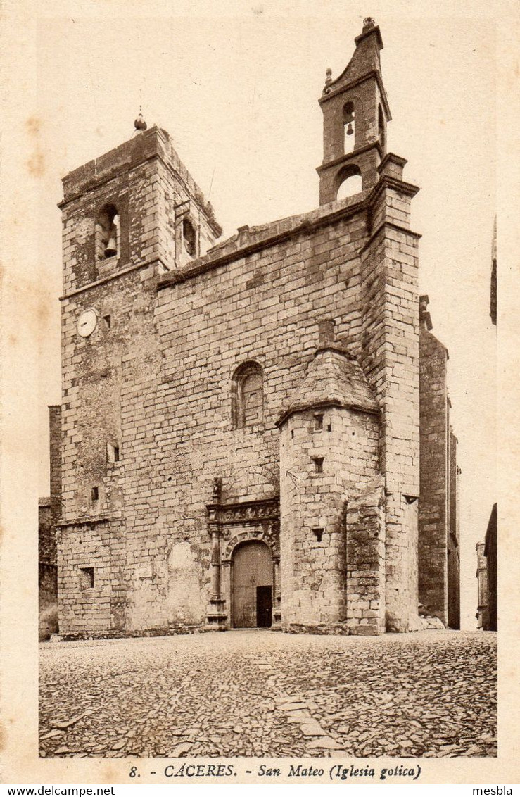 CPA -  CACERES  -  San  Mateo  ( Iglesia  Gotica) - Cáceres