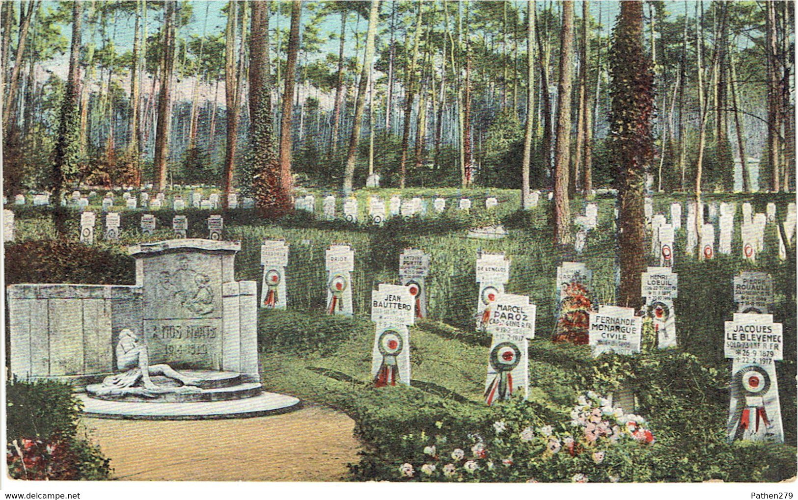 CPSM ALLEMAGNE HESSE GRIESHEIM - Monument Et Cimetière En L'honneur Des Français Et Anglais Décédés - Griesheim