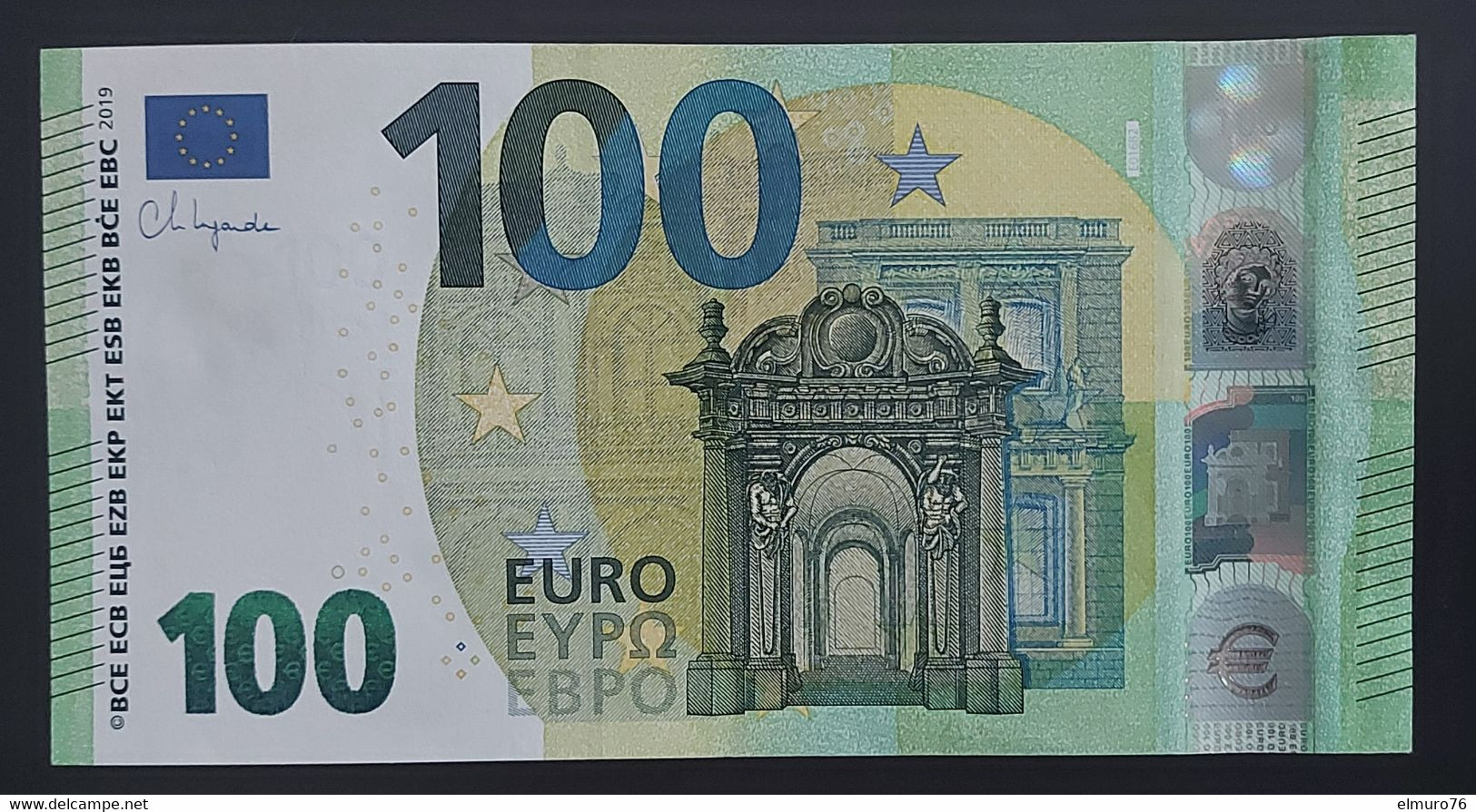 100 EURO E016B2 France Serie EB Lagarde Perfect UNC - 100 Euro