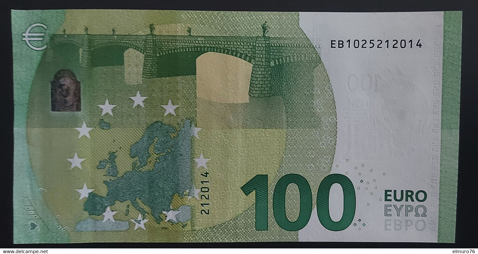 100 EURO E016B2 France Serie EB Lagarde Perfect UNC - 100 Euro