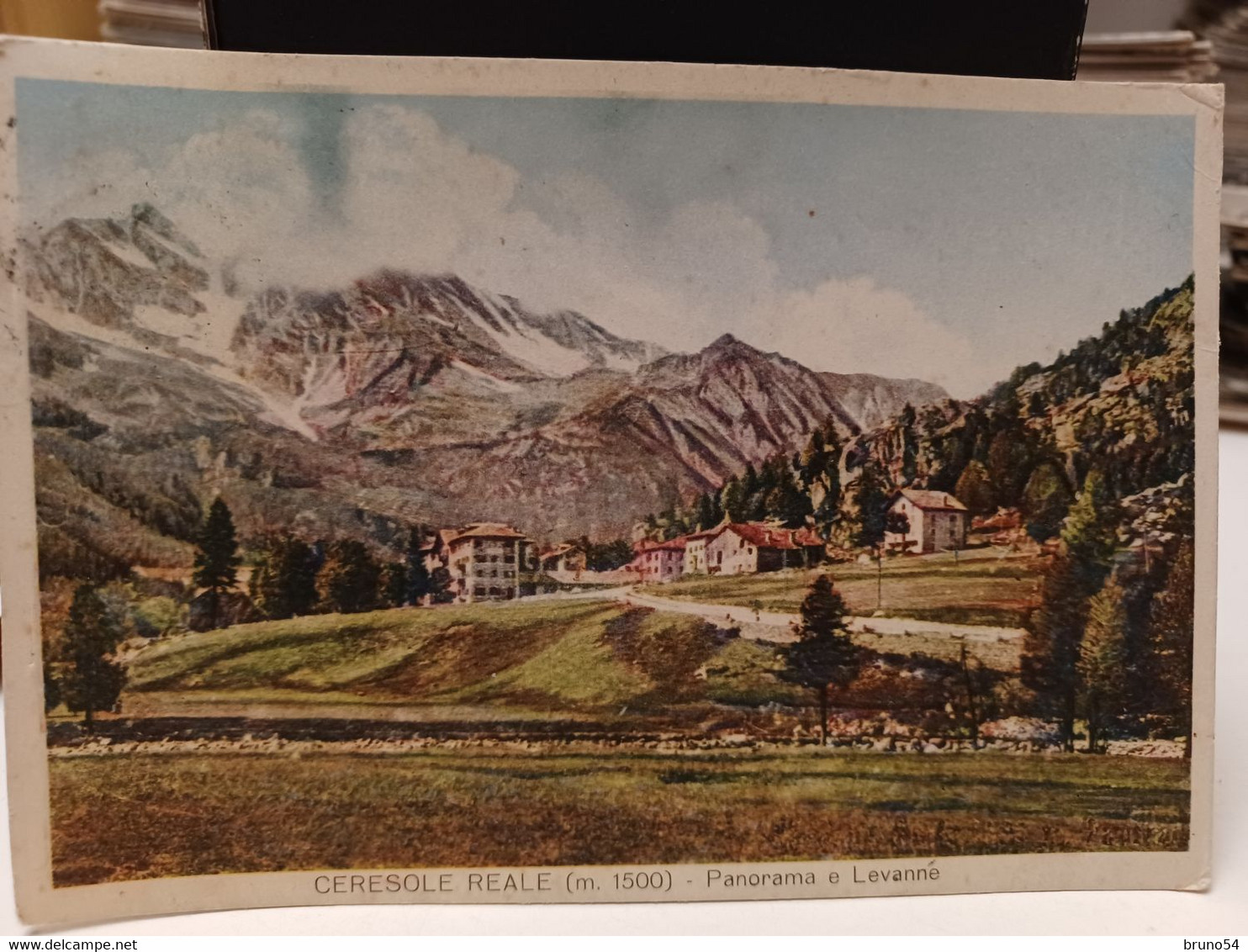 Cartolina Ceresole Reale  Prov Torino Panorama E Levannè 1951 - Andere Monumenten & Gebouwen