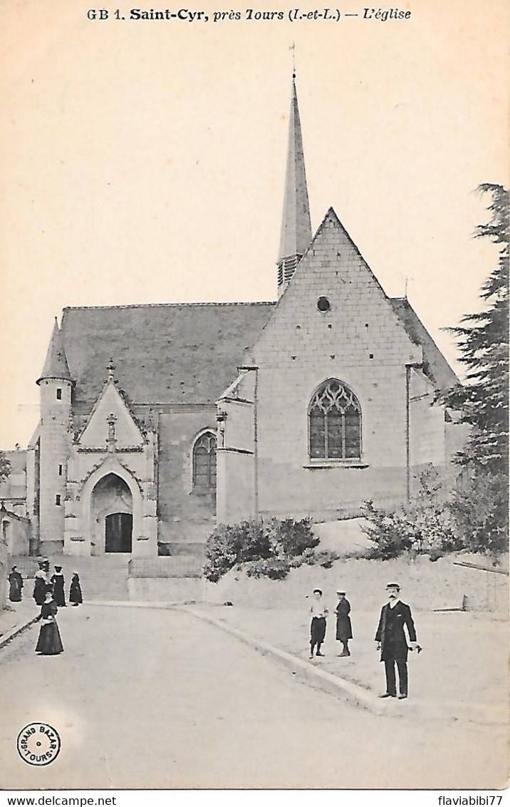 ST-CYR - ( 37 ) - L'église - Saint-Cyr-sur-Loire