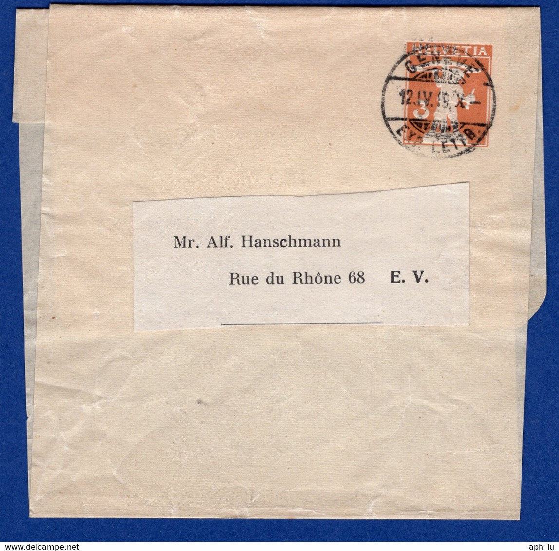 Streifband Von Genève (ac7661) - Enteros Postales