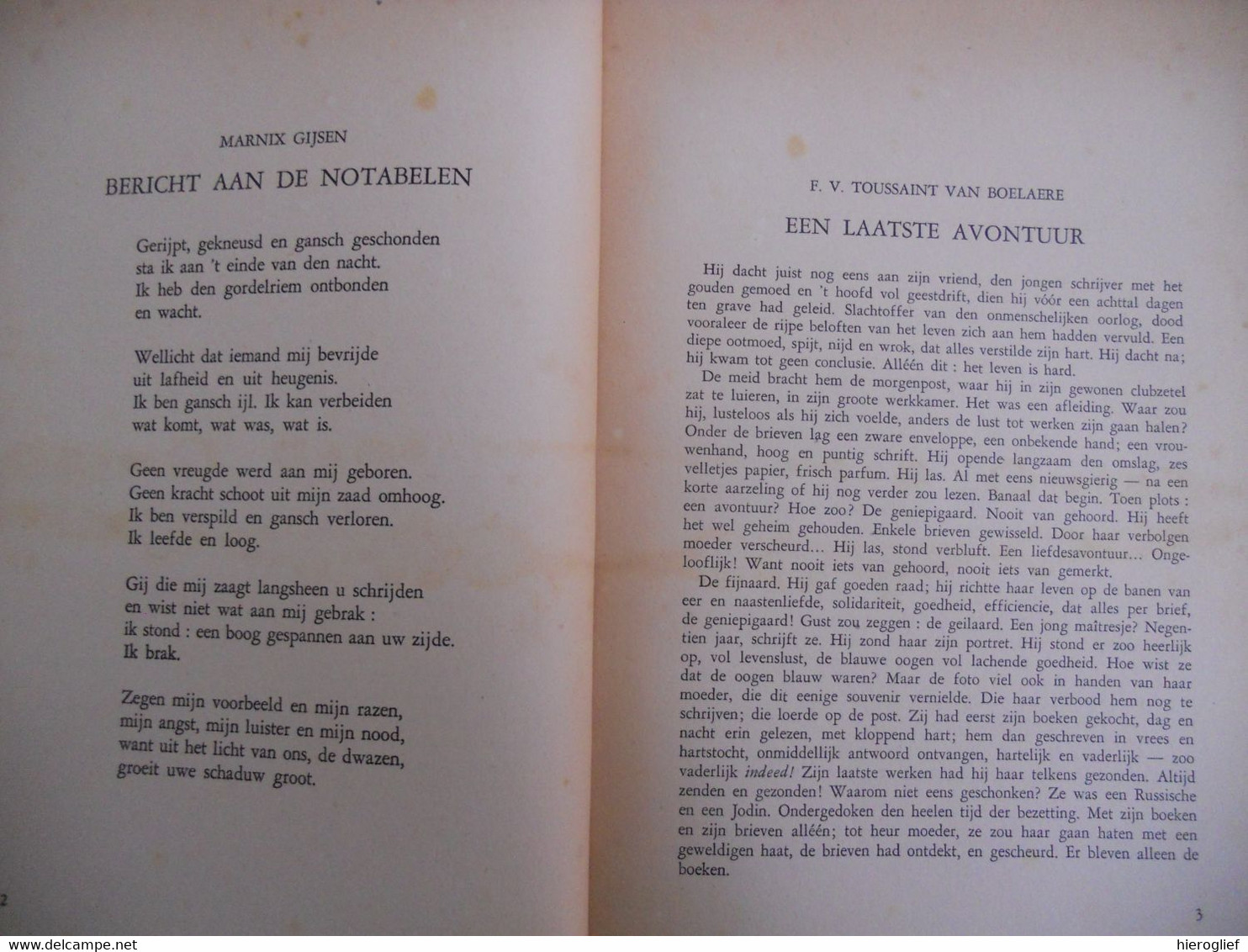 Dietsche Warande & Belfort 1945 Nr 1walschap Van Mierlo Westerlinck Van Cauwelaert Muls Gysen Toussaint Van Boelaere - Letteratura