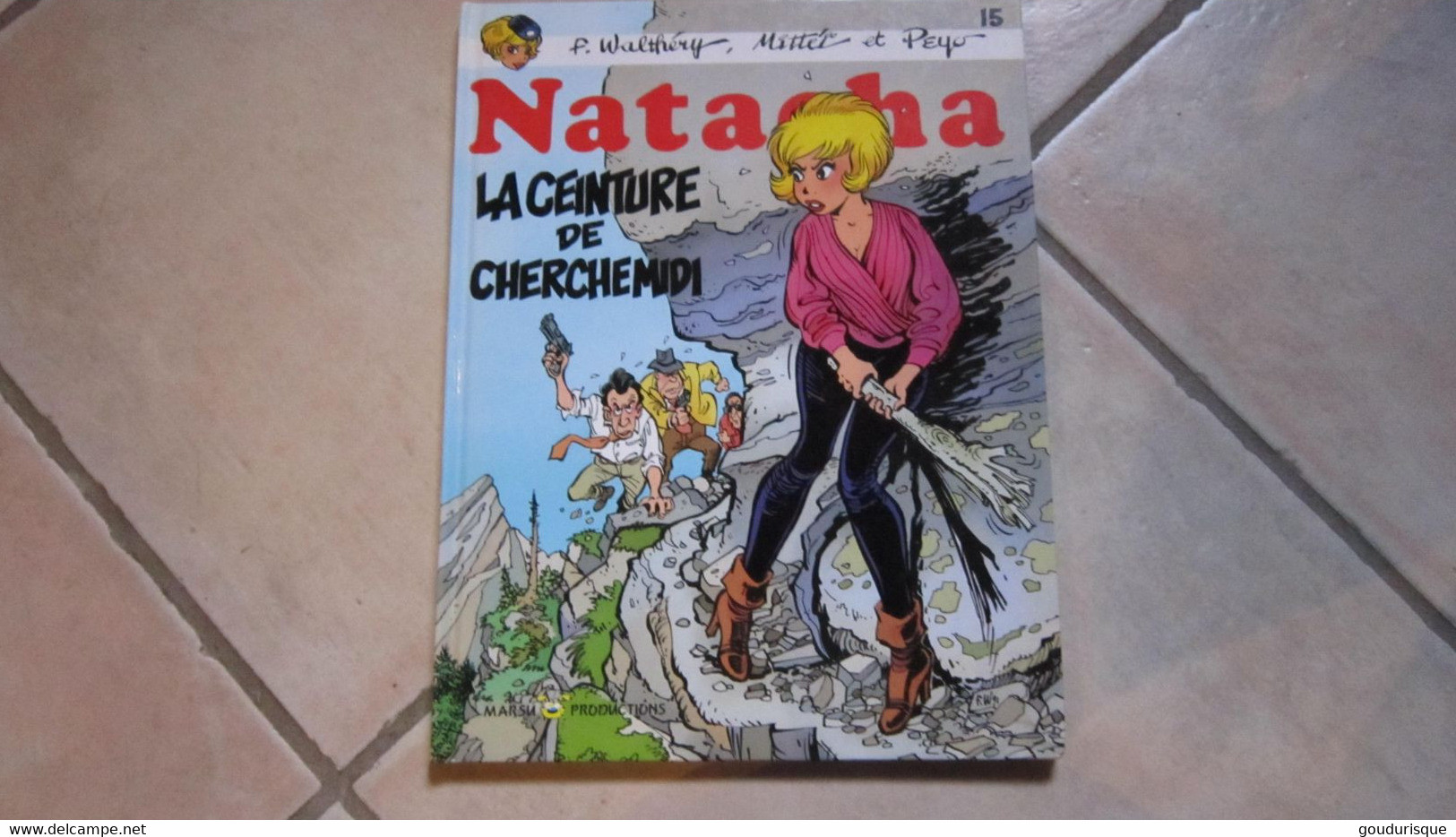 EO NATACHA N°15 LA CEINTURE DE CHERCHEMIDI   WALTHERY - Natacha