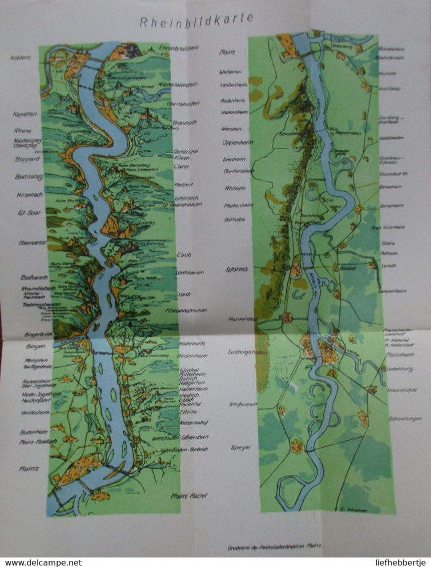 Der Mittelrhein - Ein Blick über Das Land Und Seine Kultur ... - 1929 - Ausg. In Mainz - Unclassified