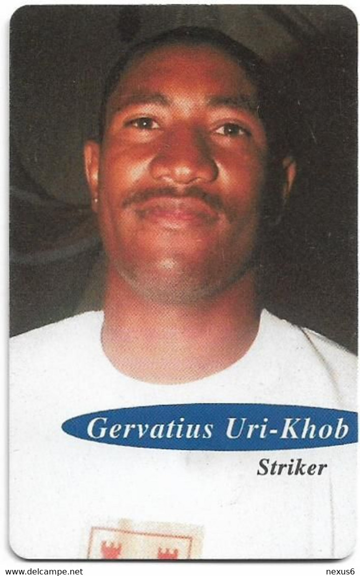 Namibia - Telecom Namibia - Football Players, Gervatius Uri-Khob, 10$, Used - Namibië