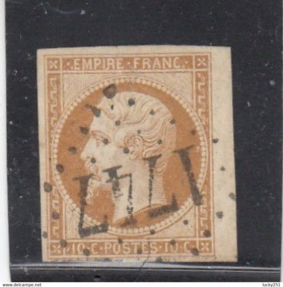 France -  Année 1853/62 - N°YT 13B - Type Empire - Oblitération GC - 1853-1860 Napoléon III