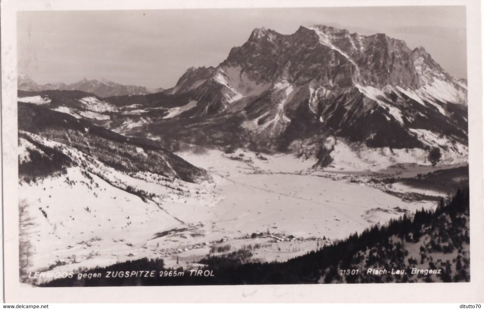 Lermoos Gegen Zugspitze - Tirol - Formato Piccolo Non Viaggiata – FE170 - Lermoos