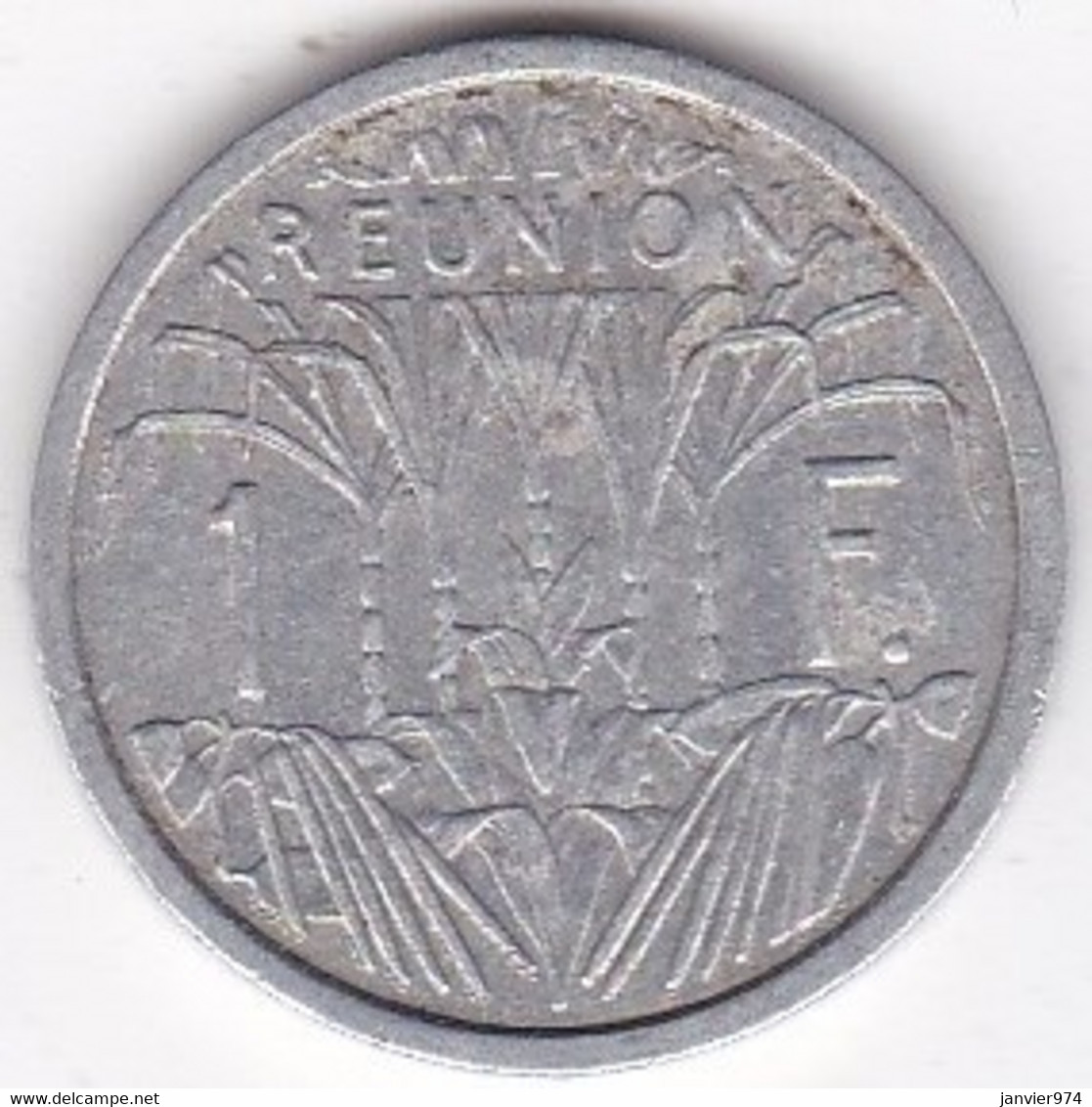 Ile De La Réunion 1 Franc 1948 Aile, En Aluminium , Lec# 53 - Reunión