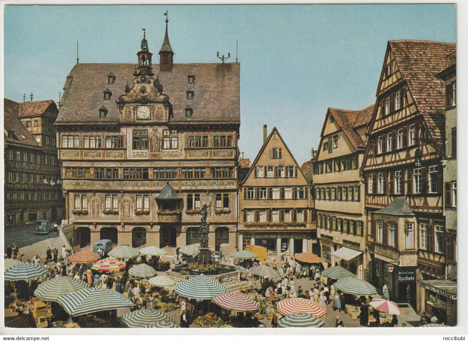 Tübingen, Marktplatz Mit Rathaus, Baden-Württemberg - Tuebingen