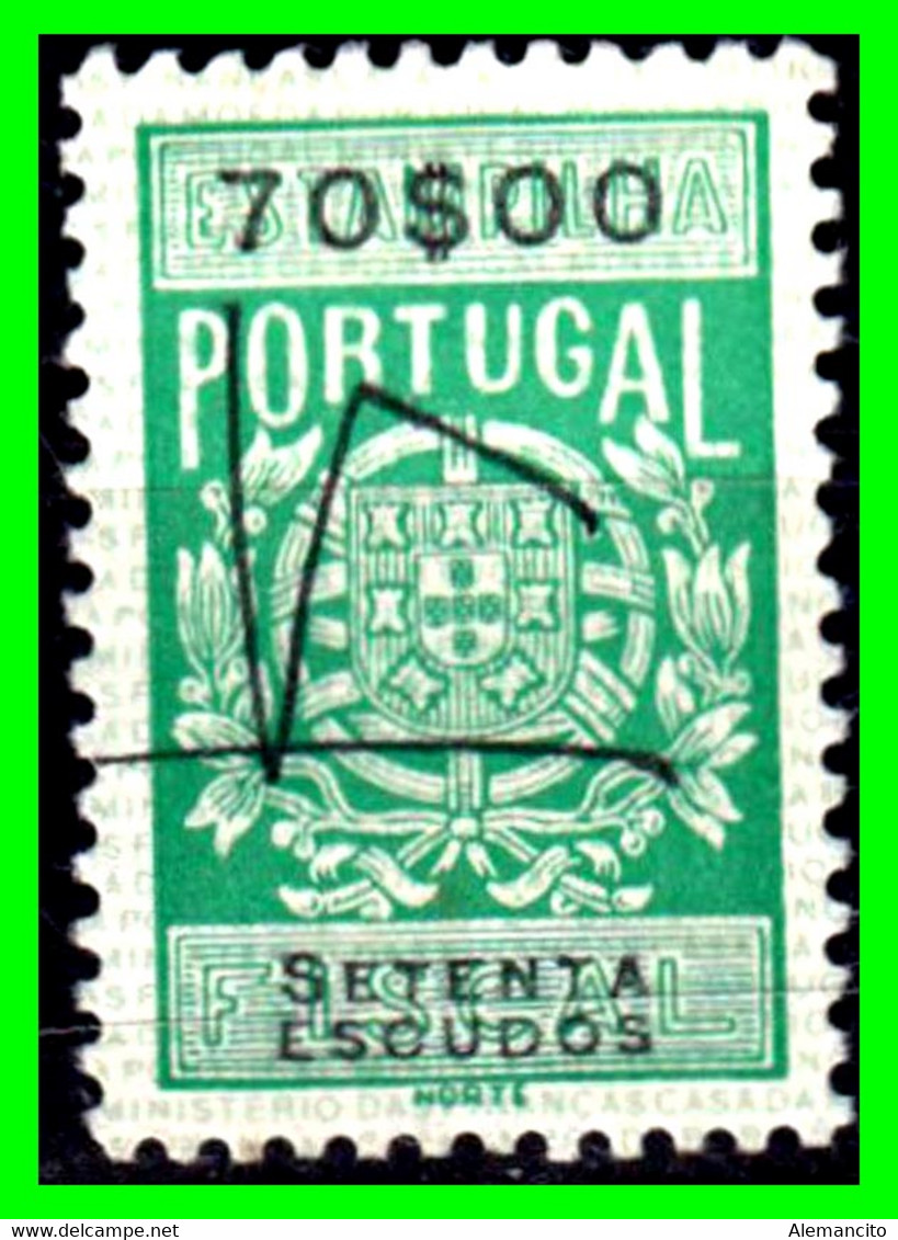 PORTUGAL  … ( EUROPA ) SELLO FISCAL 1940 70 ESCUDOS - Used Stamps