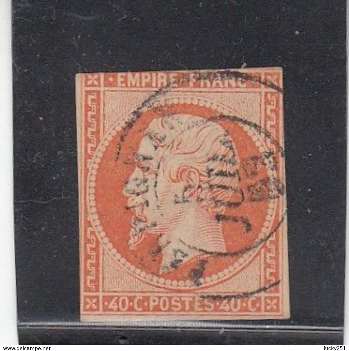 France -  Année 1853/62 - N°YT 16 - Type Empire - Oblitéré CàD - 1853-1860 Napoléon III