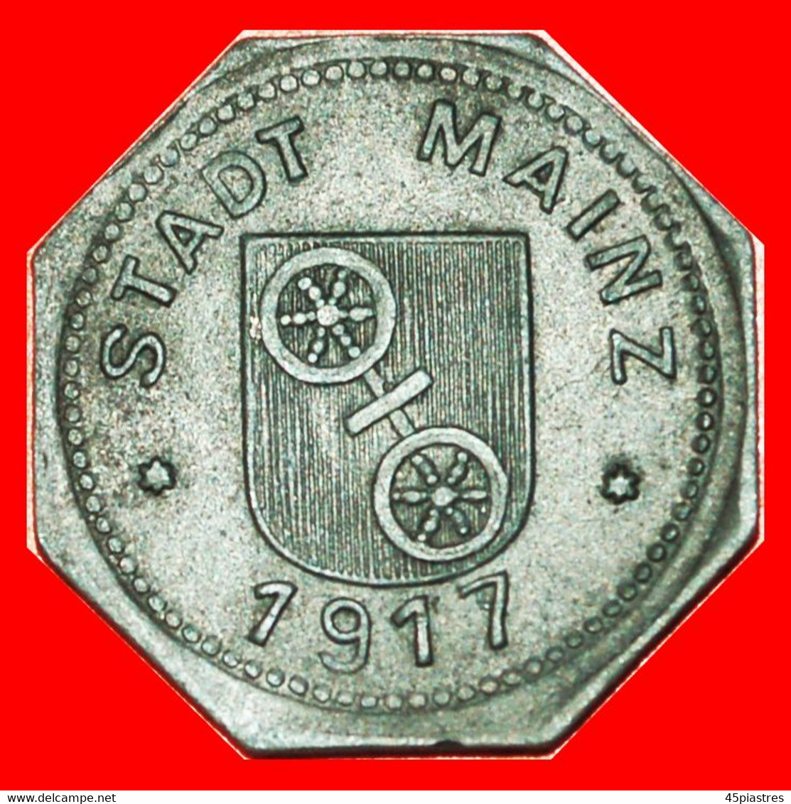 * SILVER WHEELS NUREMBERG: GERMANY MAINZ ★ 5 PFENNIGS 1917!★LOW START ★ NO RESERVE! - Monetary/Of Necessity