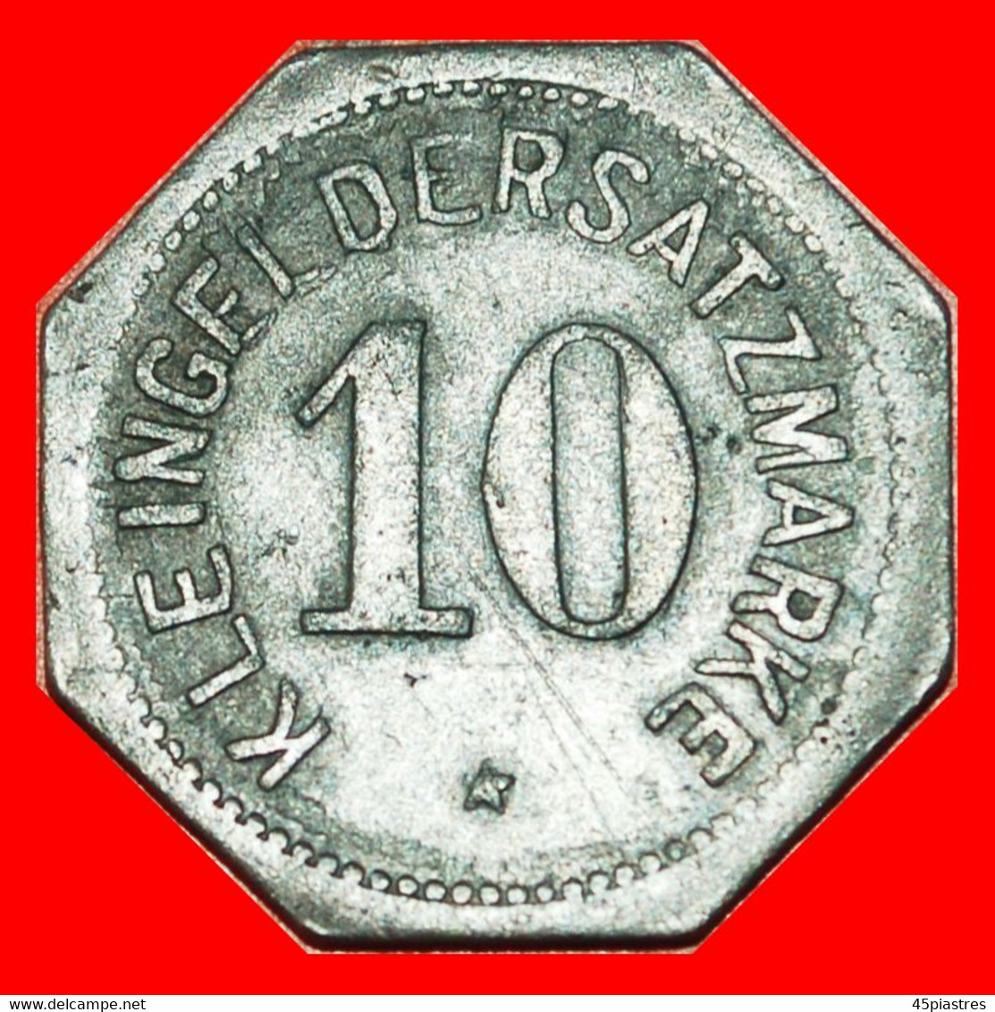 * SILVER WHEELS NUREMBERG: GERMANY MAINZ ★ 10 PFENNIGS 1917! ★LOW START ★ NO RESERVE! - Notgeld